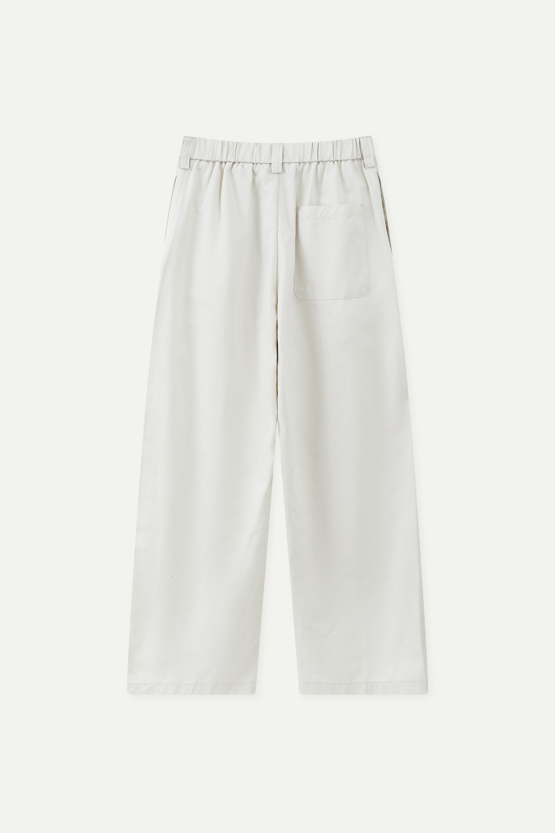 High-Waisted Wide-Leg Lantern Trousers