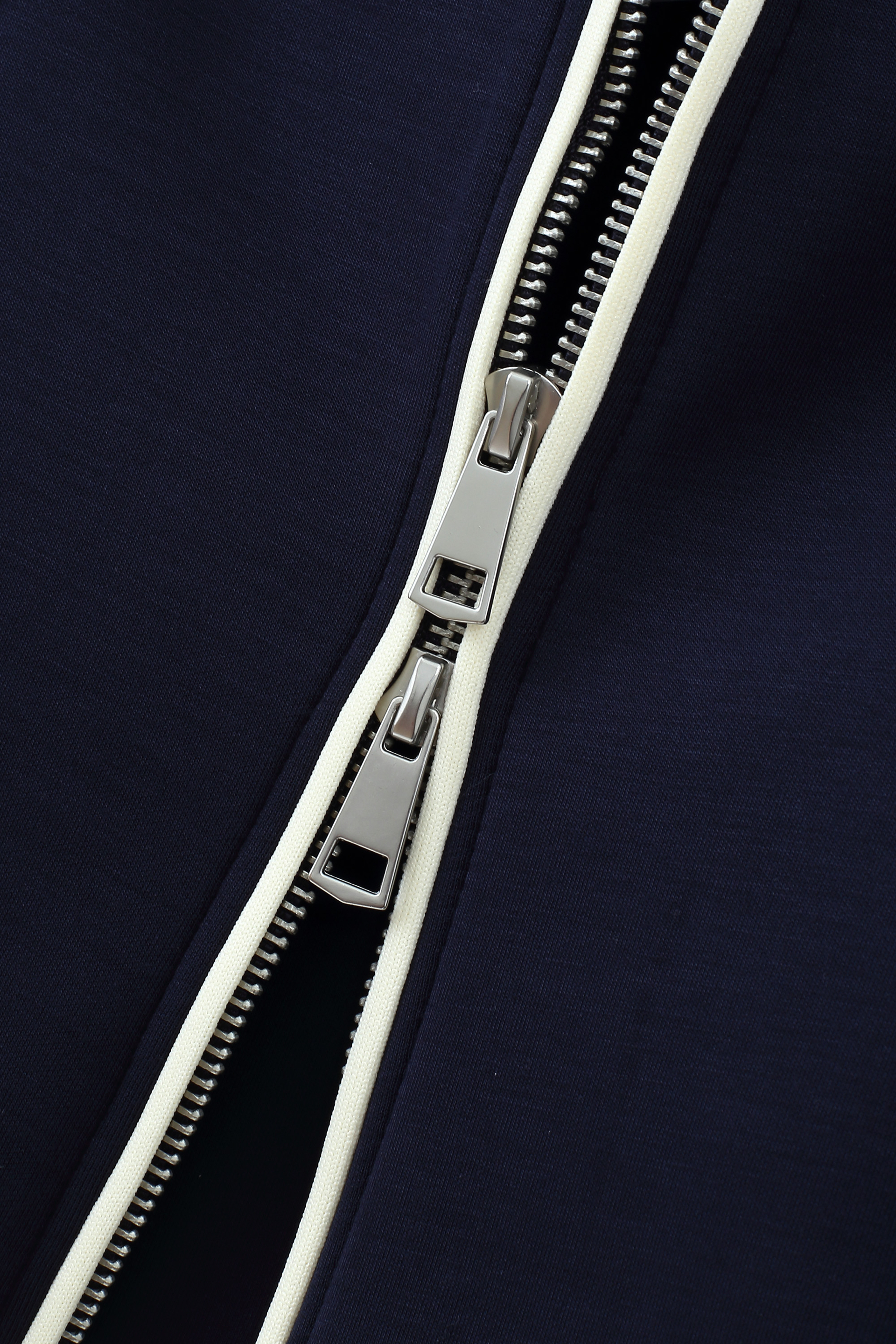 Cropped Zip-Up Stand Collar Jacket