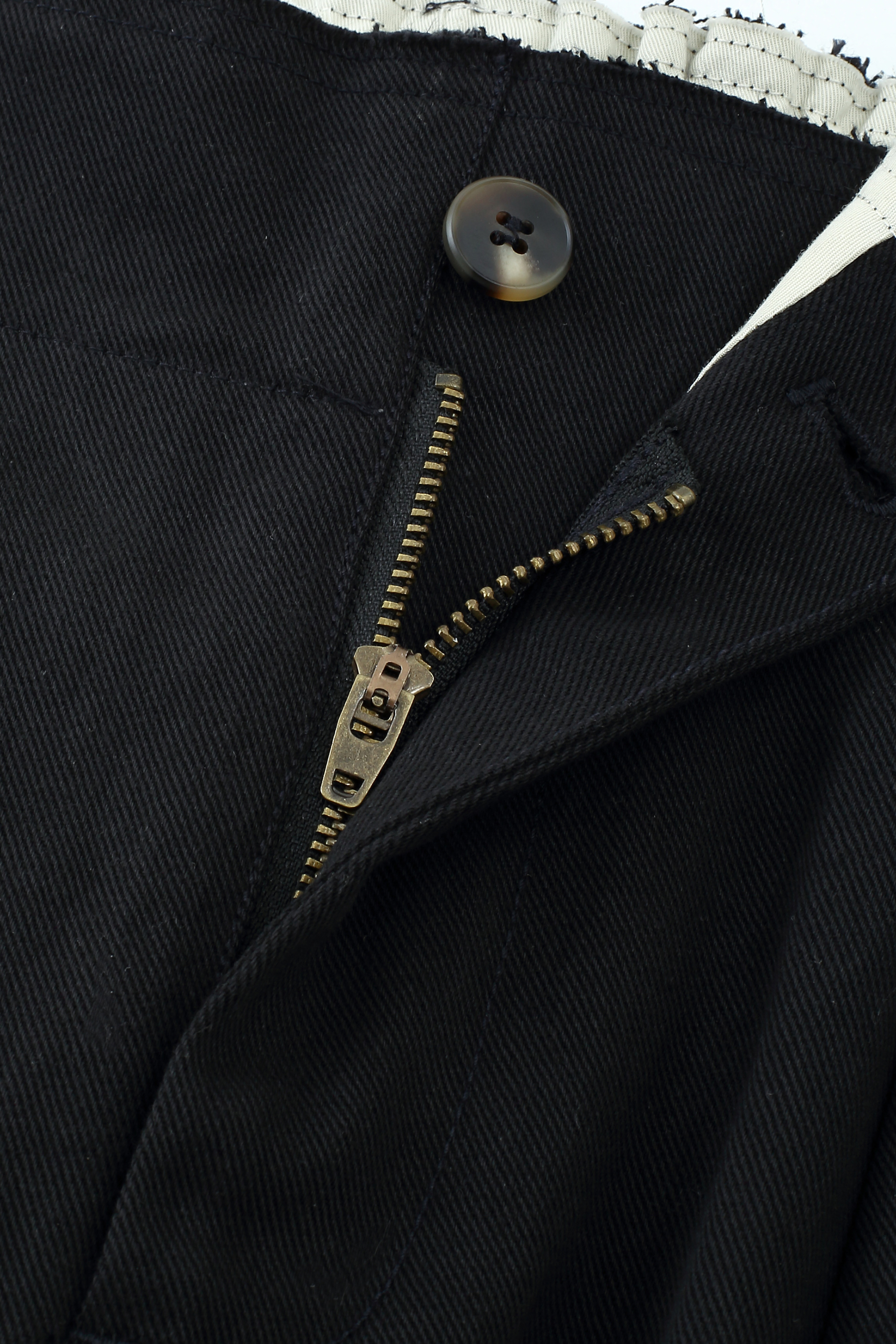 High Waist Pleated Cropped Wide-leg Pants