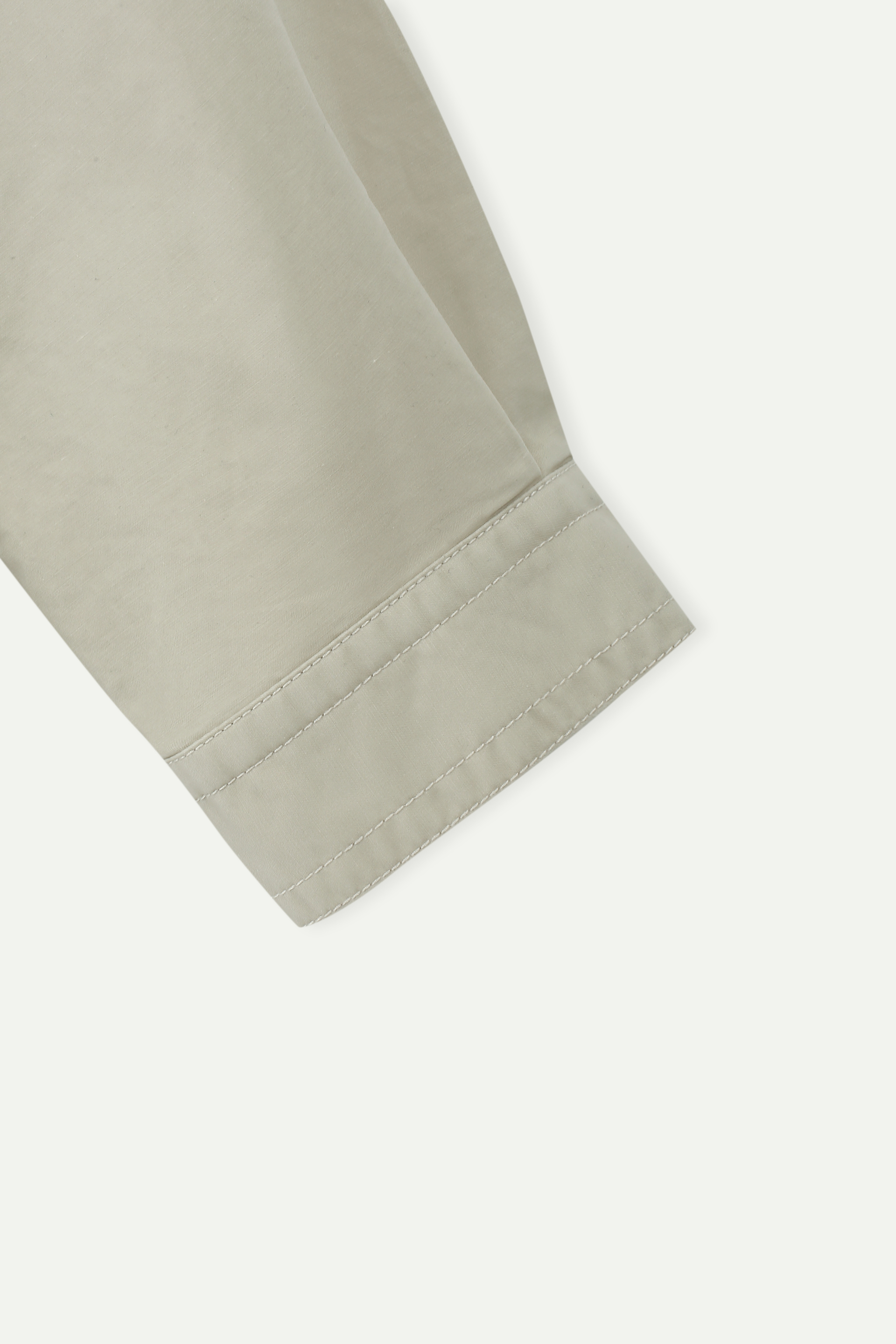 Washed Cotton Linen Collar Cropped Jacket