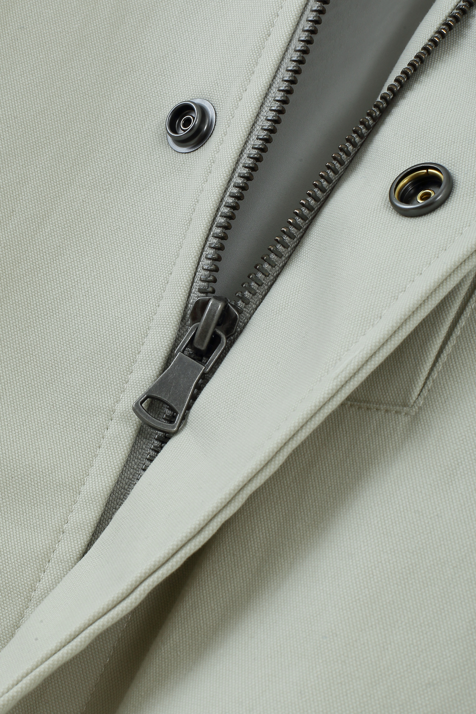 Contrast Collar Utility Jacket