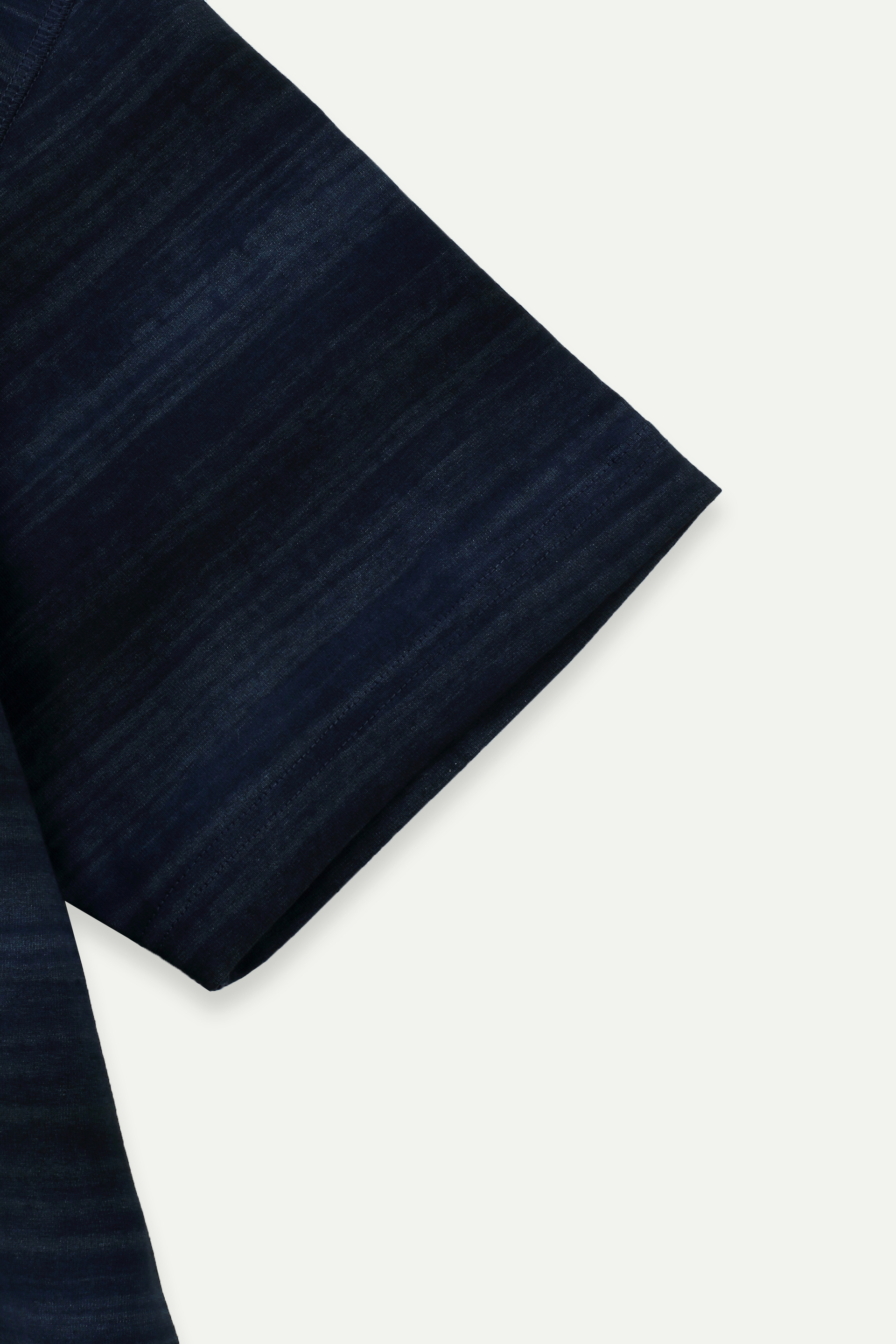 Gradient Stripe Oversized Short-Sleeve T-Shirt