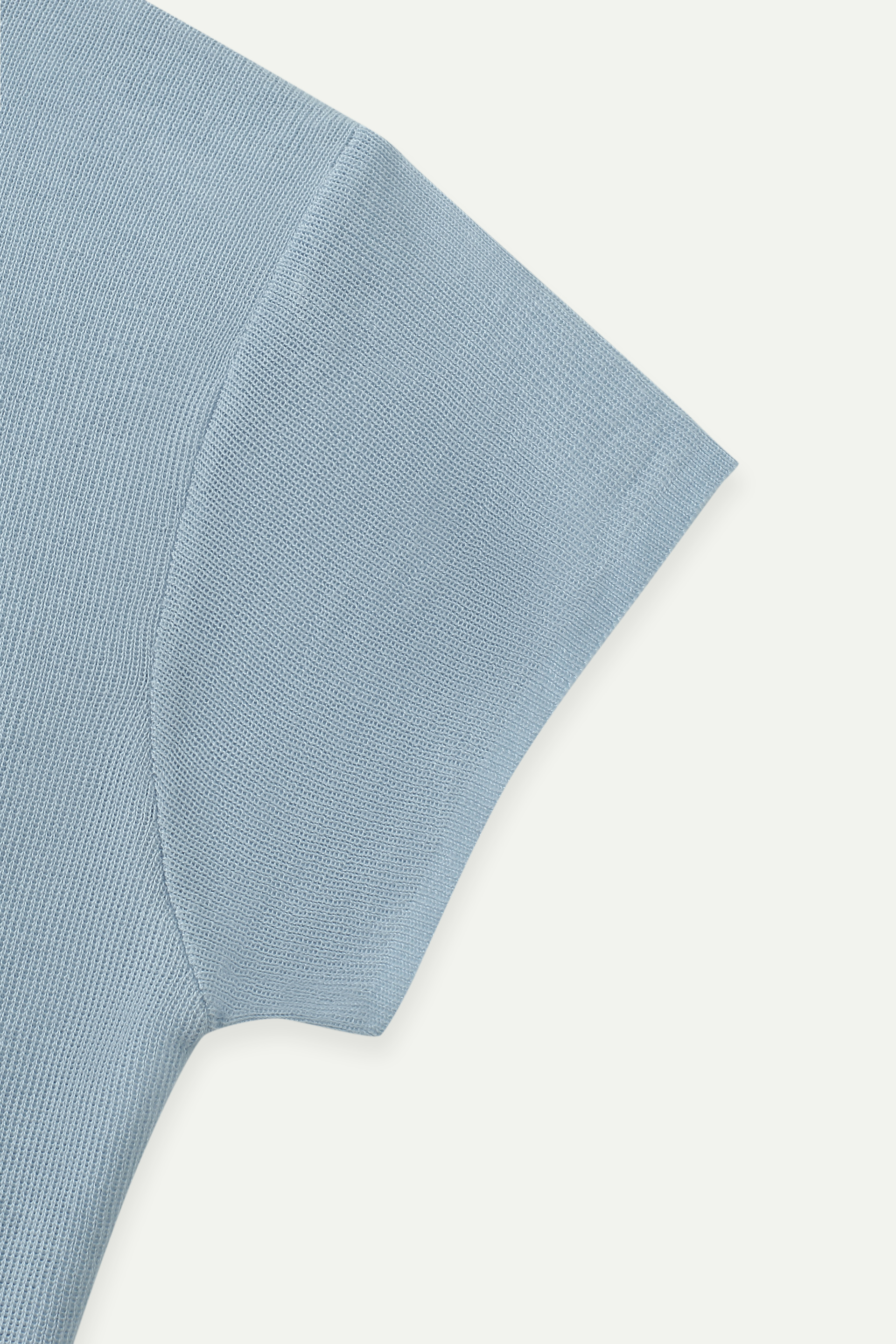 Fine Knit Henley Short-Sleeve Top