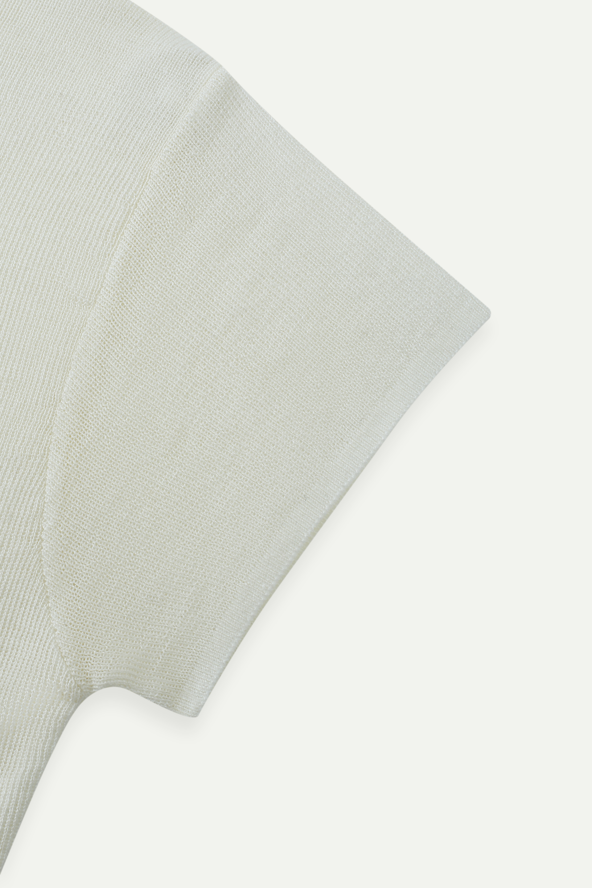 Fine Knit Henley Short-Sleeve Top