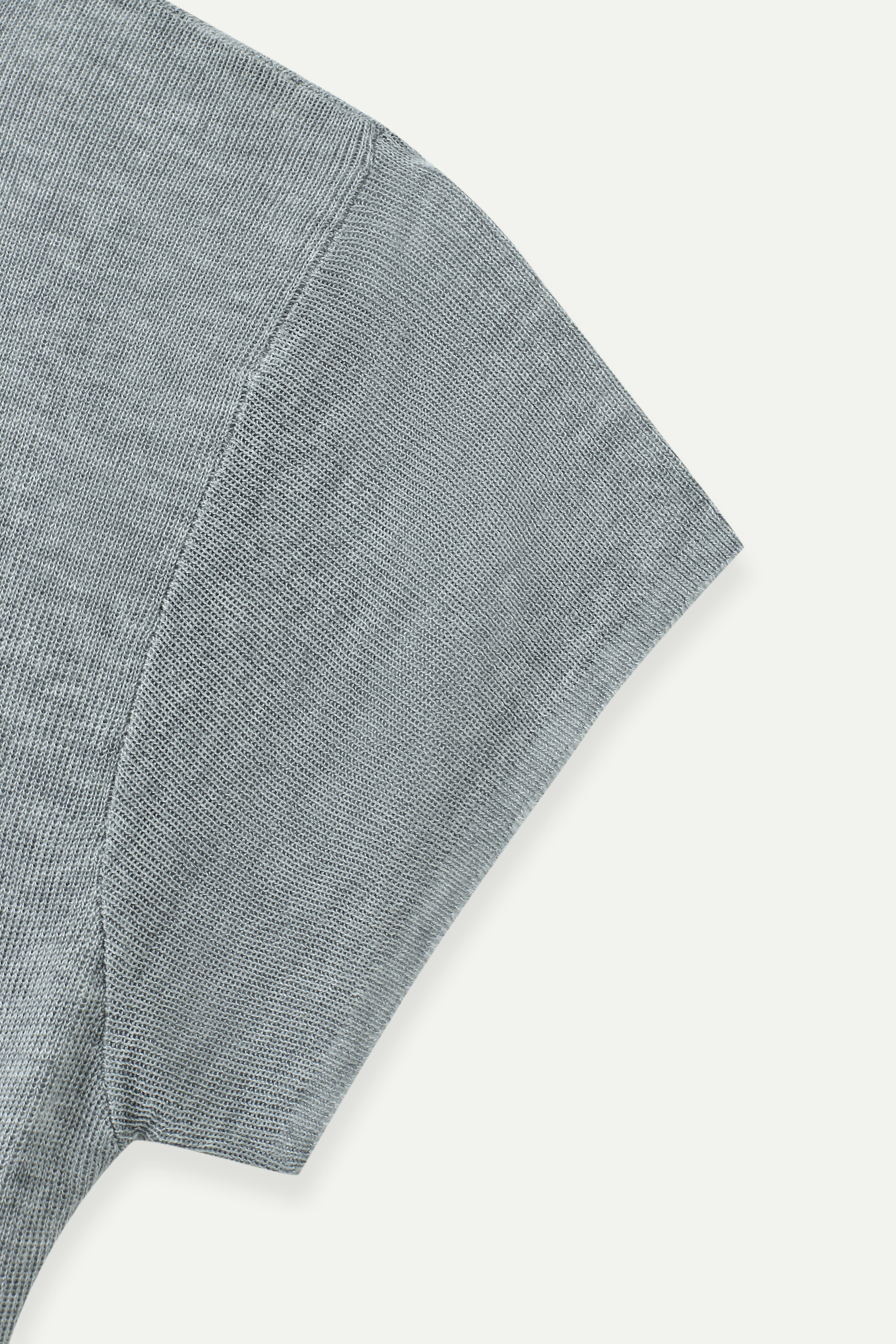 Fine Knit Henley Short-Sleeve Top