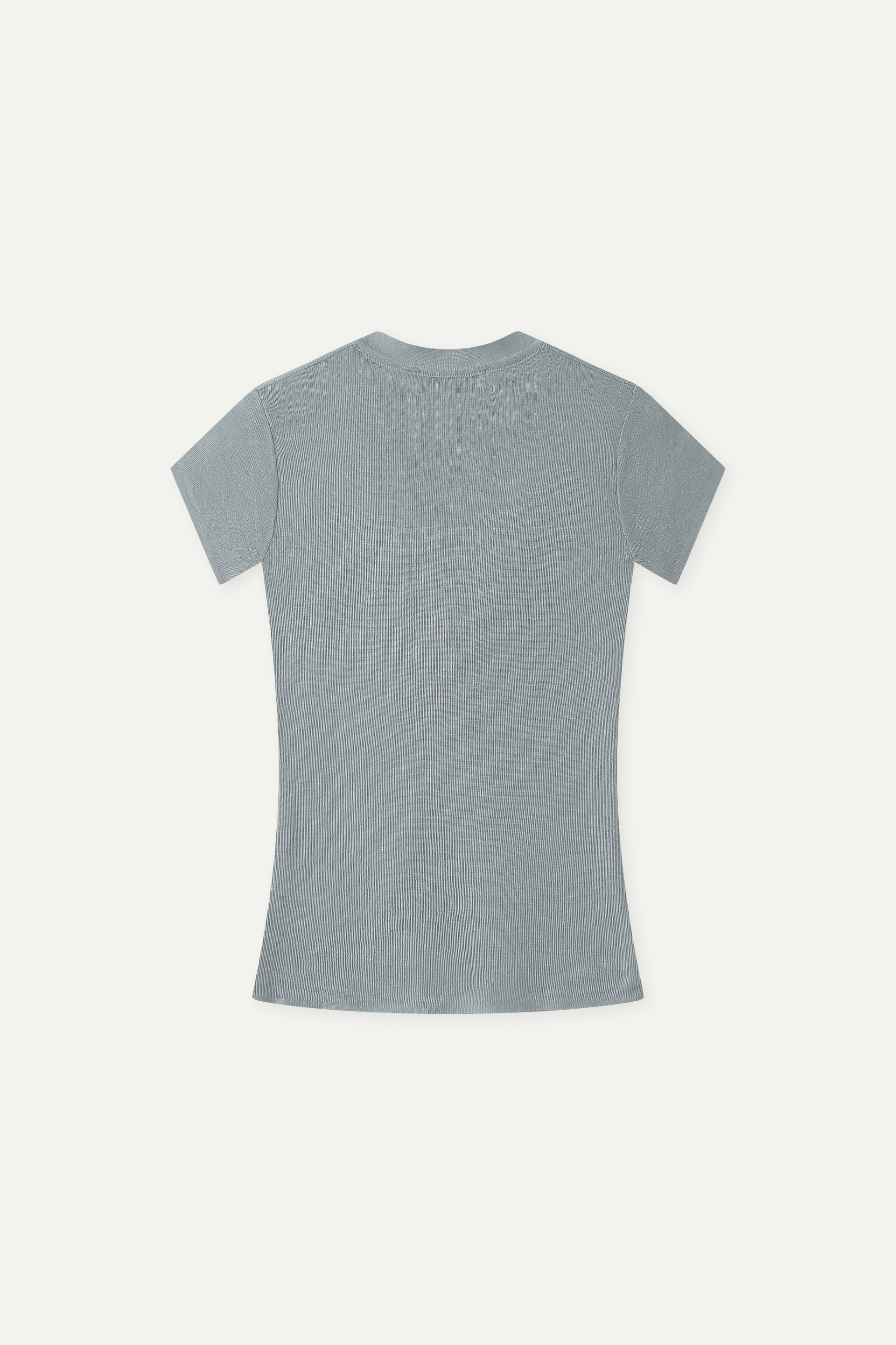 Fine Knit Henley Short-Sleeve Top