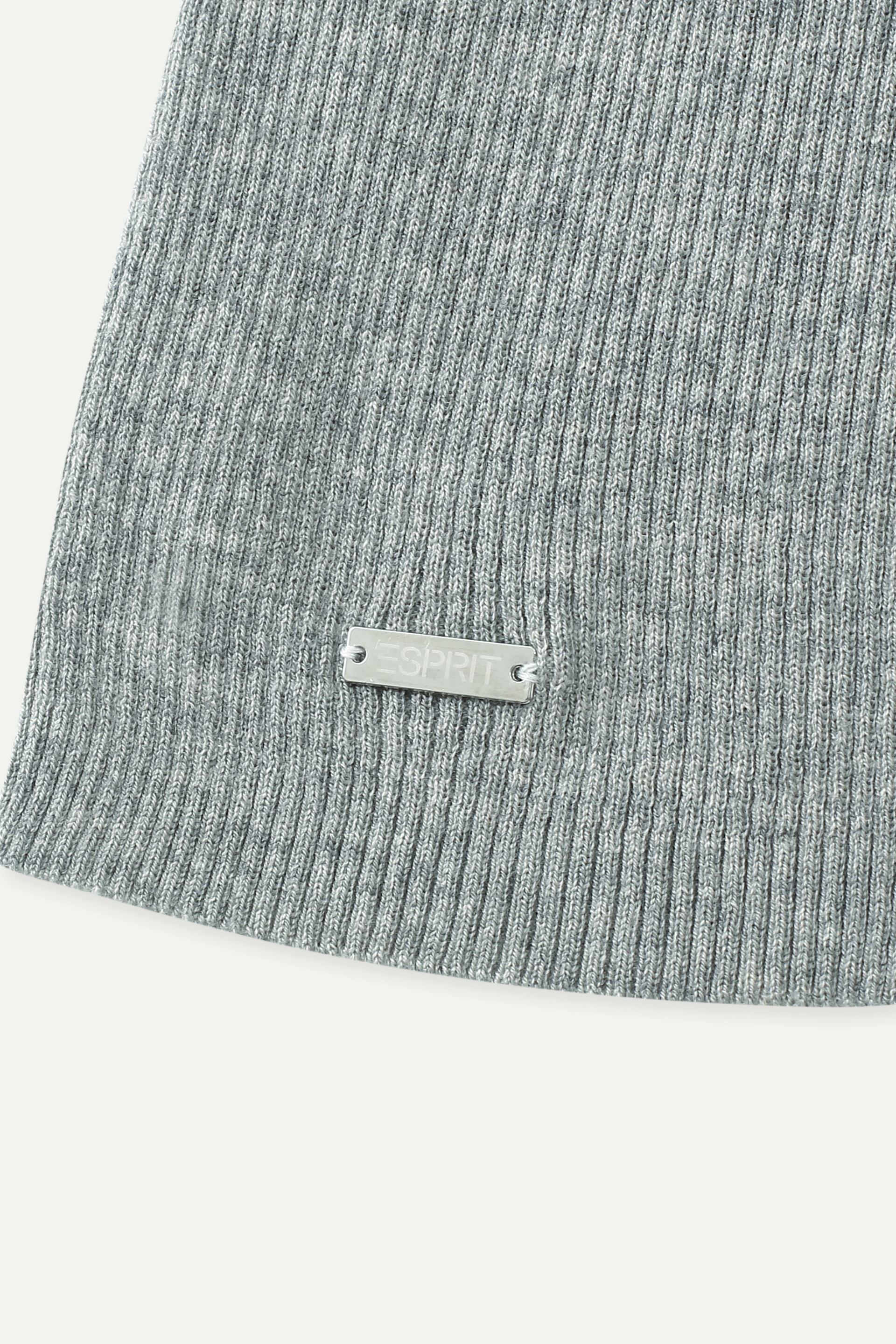 Ribbed Knit Polo Short-Sleeve Top