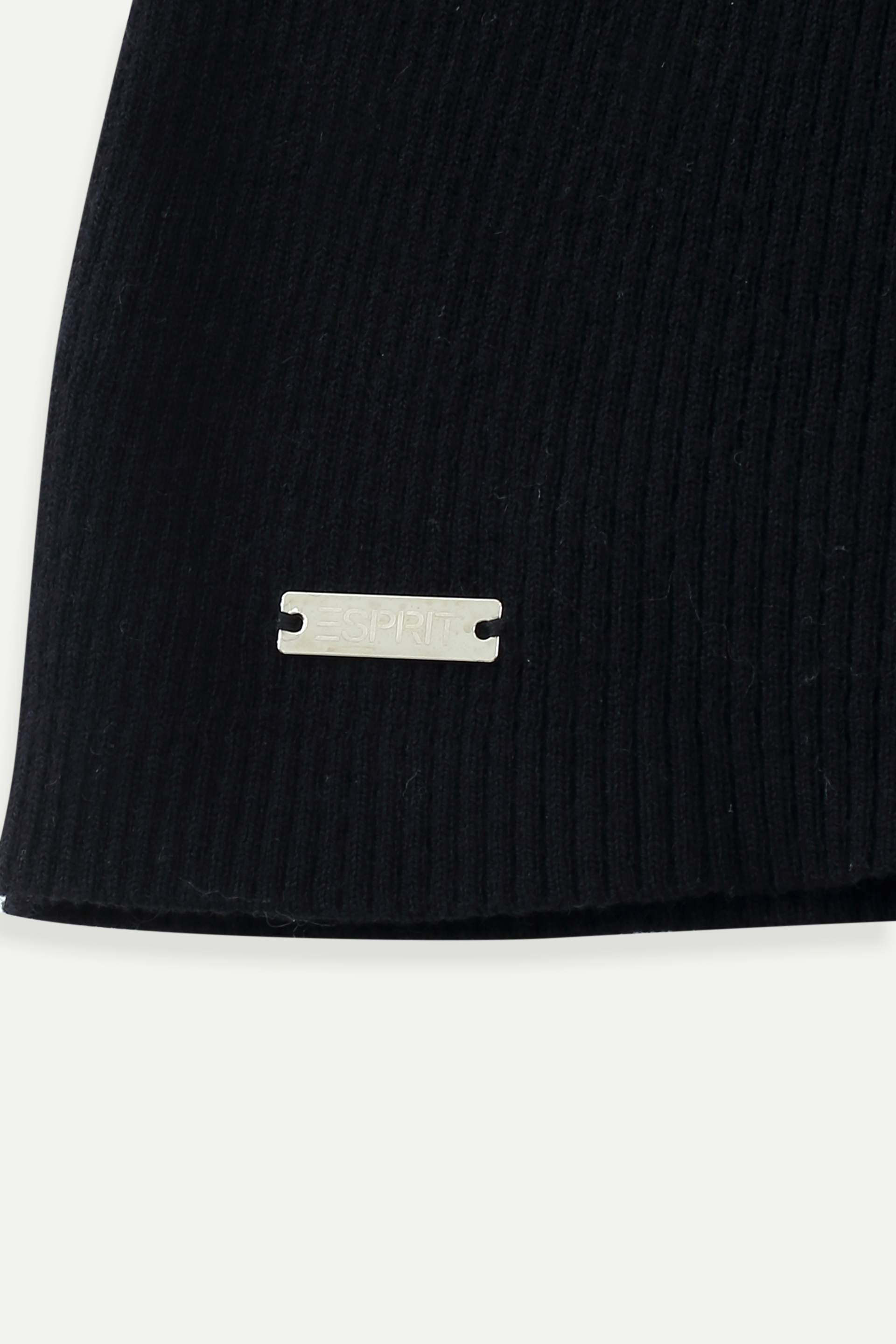 Ribbed Knit Polo Short-Sleeve Top