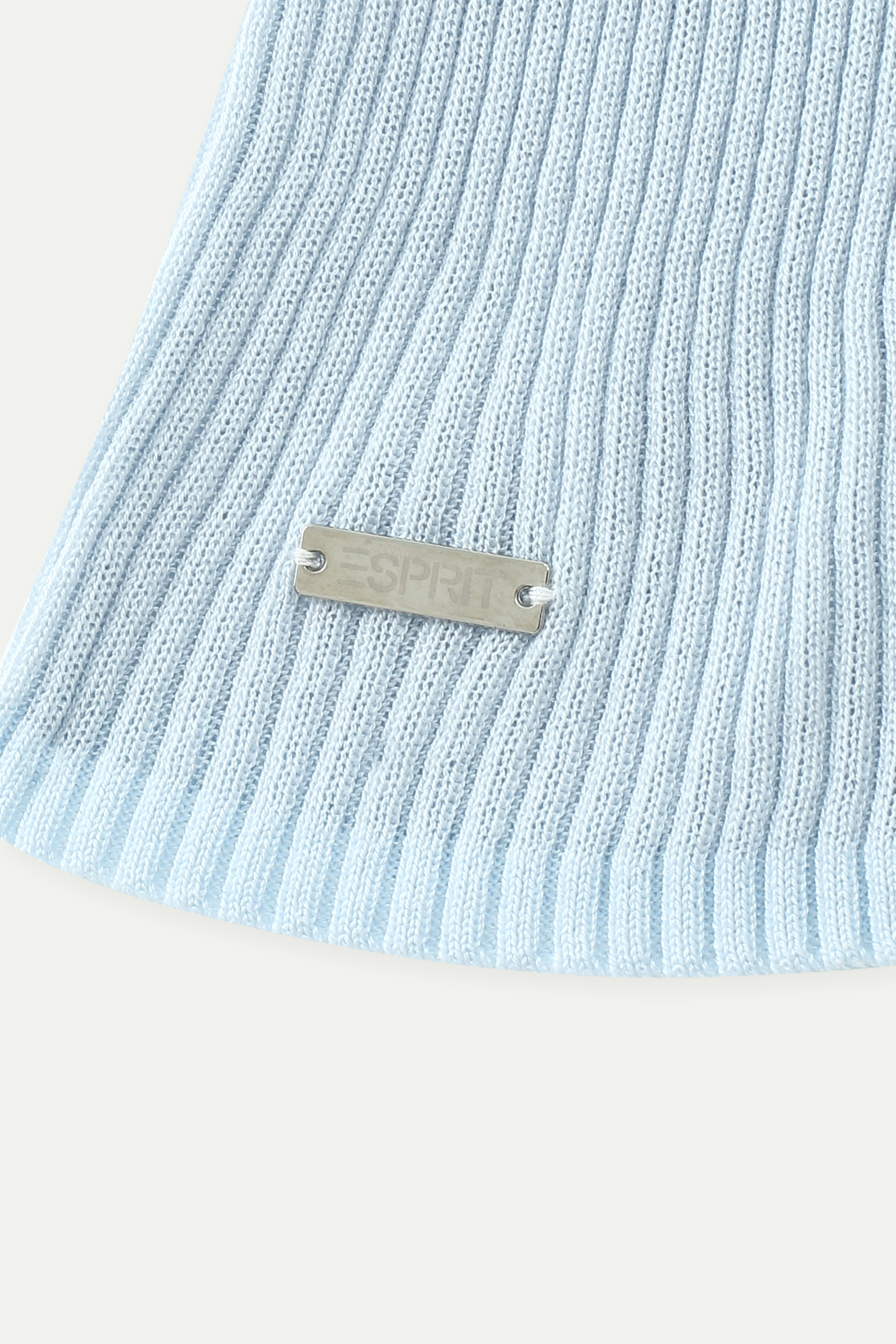 Ribbed Knit Sleeveless Polo Top