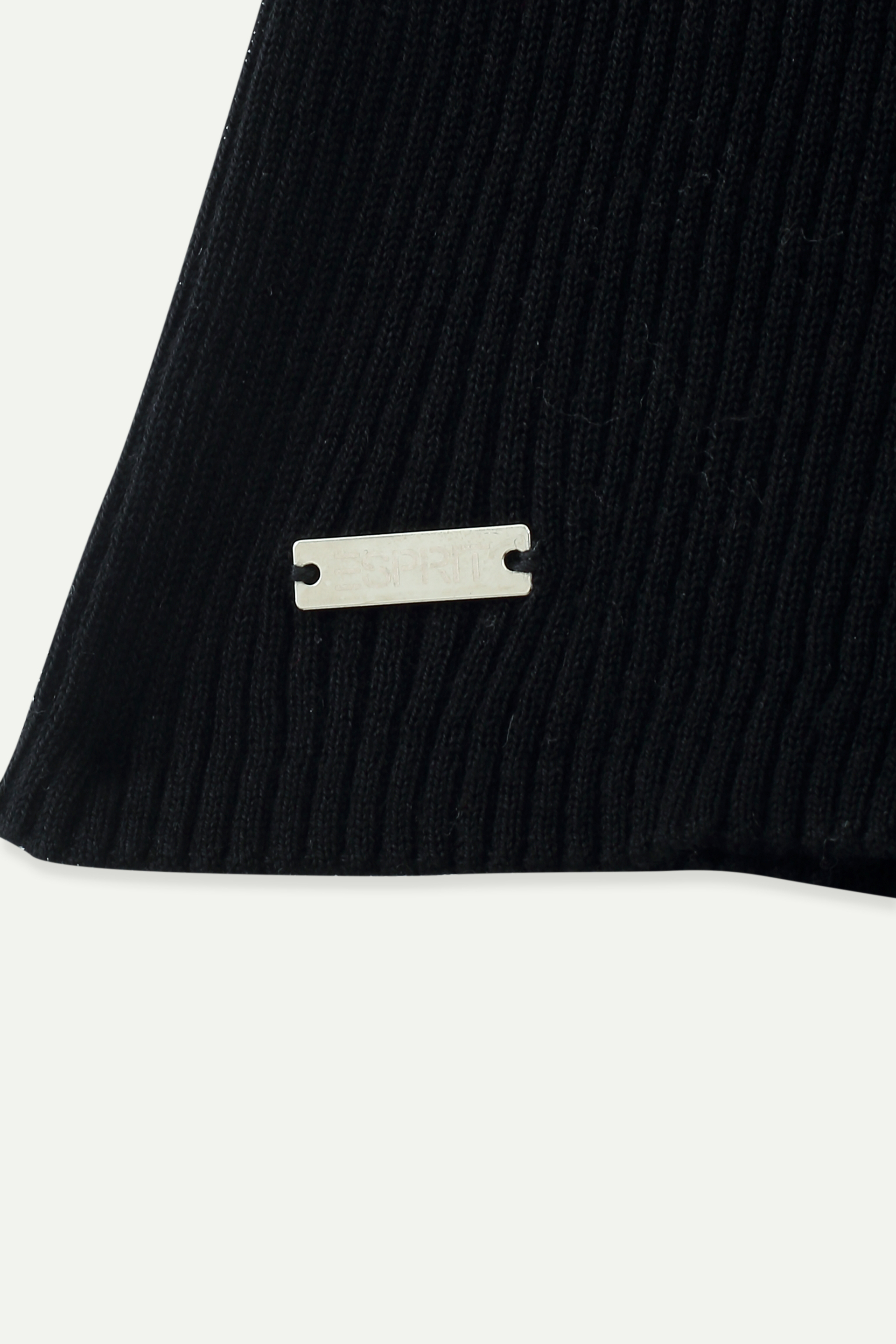 Ribbed Knit Sleeveless Polo Top