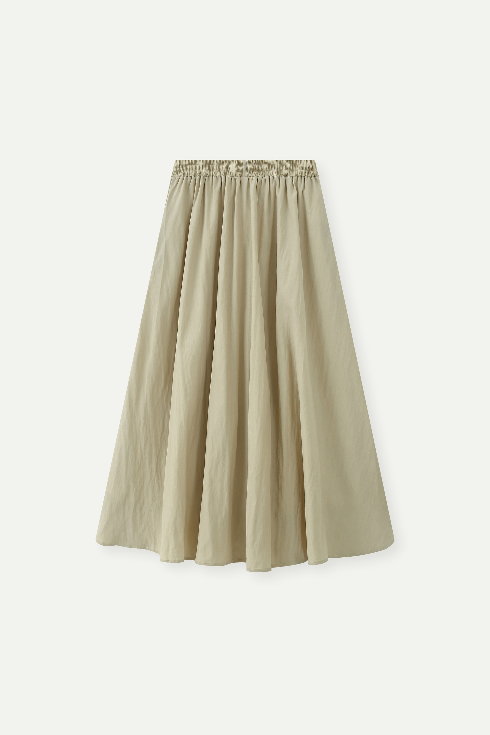 Elasticated Waist Midi Skirt with Pockets