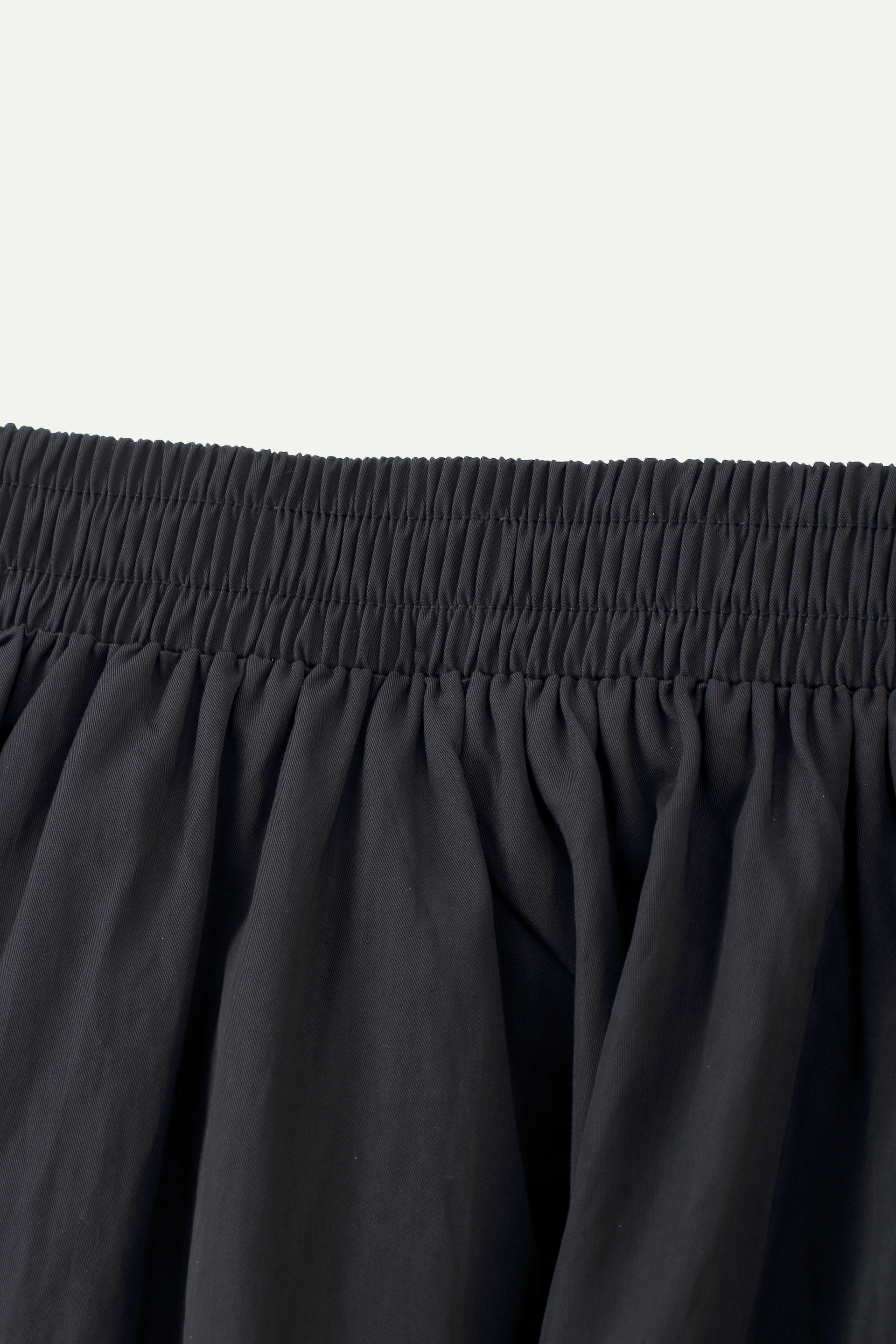 Elasticated Waist Midi Skirt with Pockets