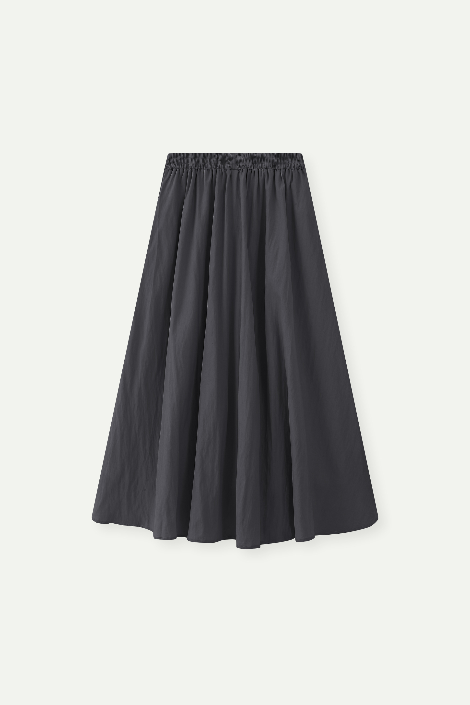 Elasticated Waist Midi Skirt with Pockets