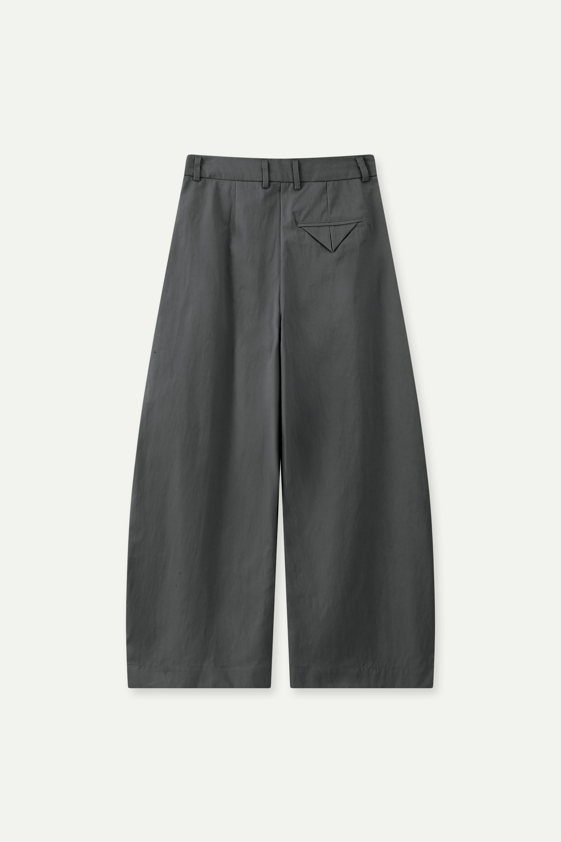 Pleated Wide-Leg Trousers