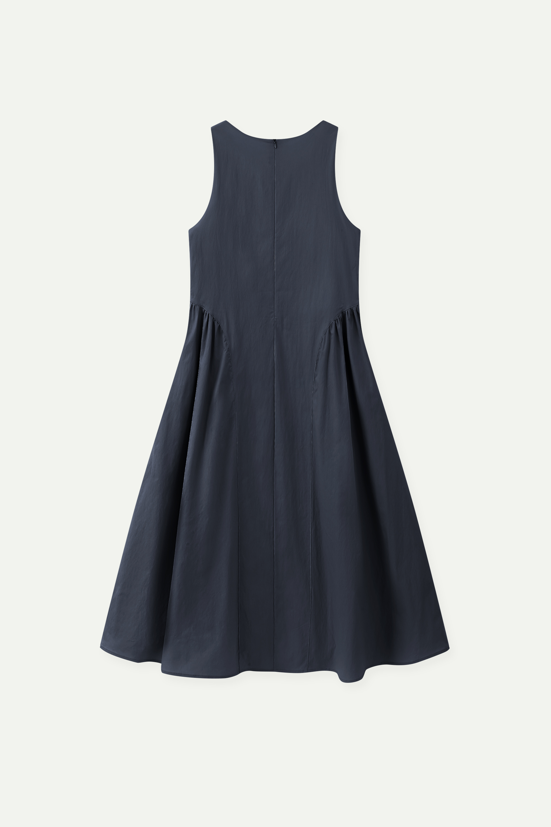 Sleeveless Paneled Midi Dress