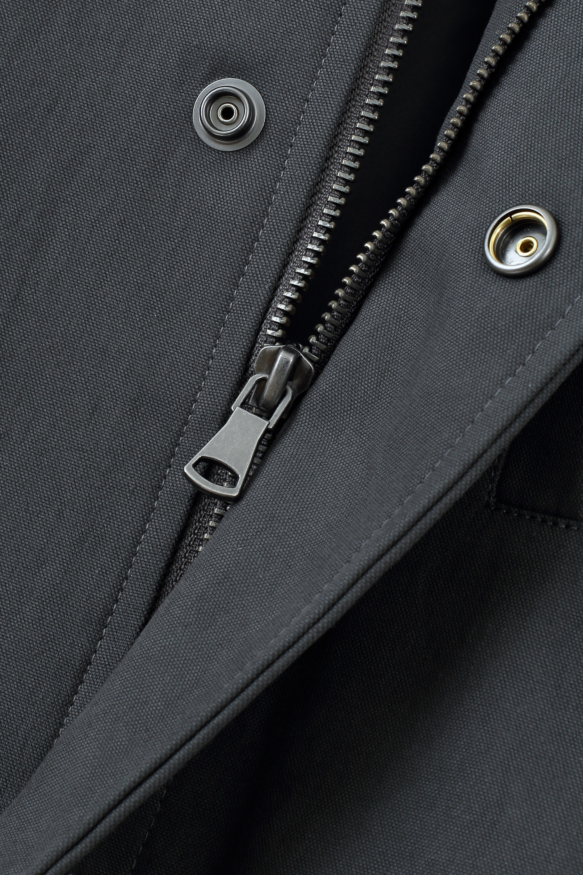 Contrast Collar Utility Jacket