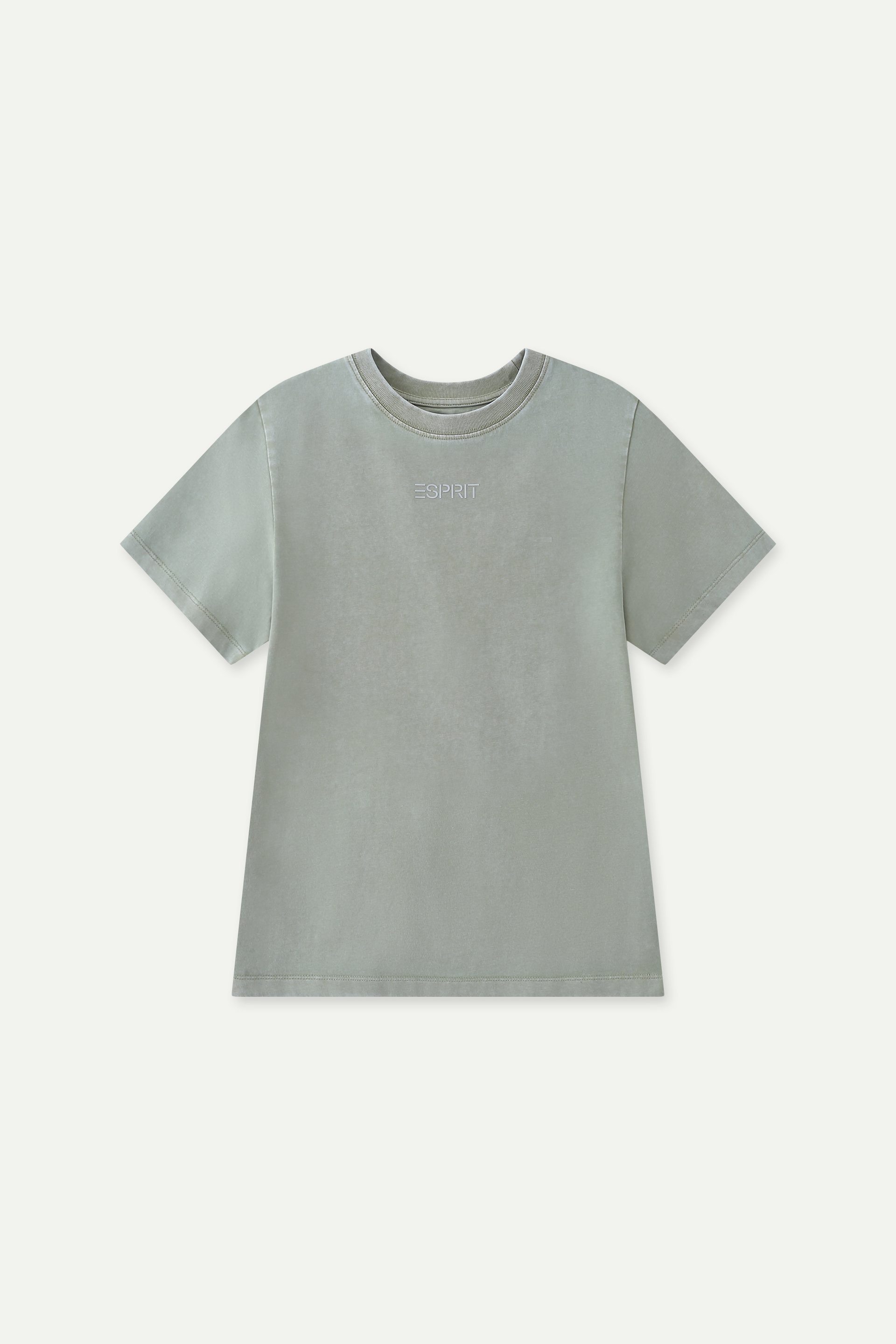 酸洗做舊小 Logo T 恤