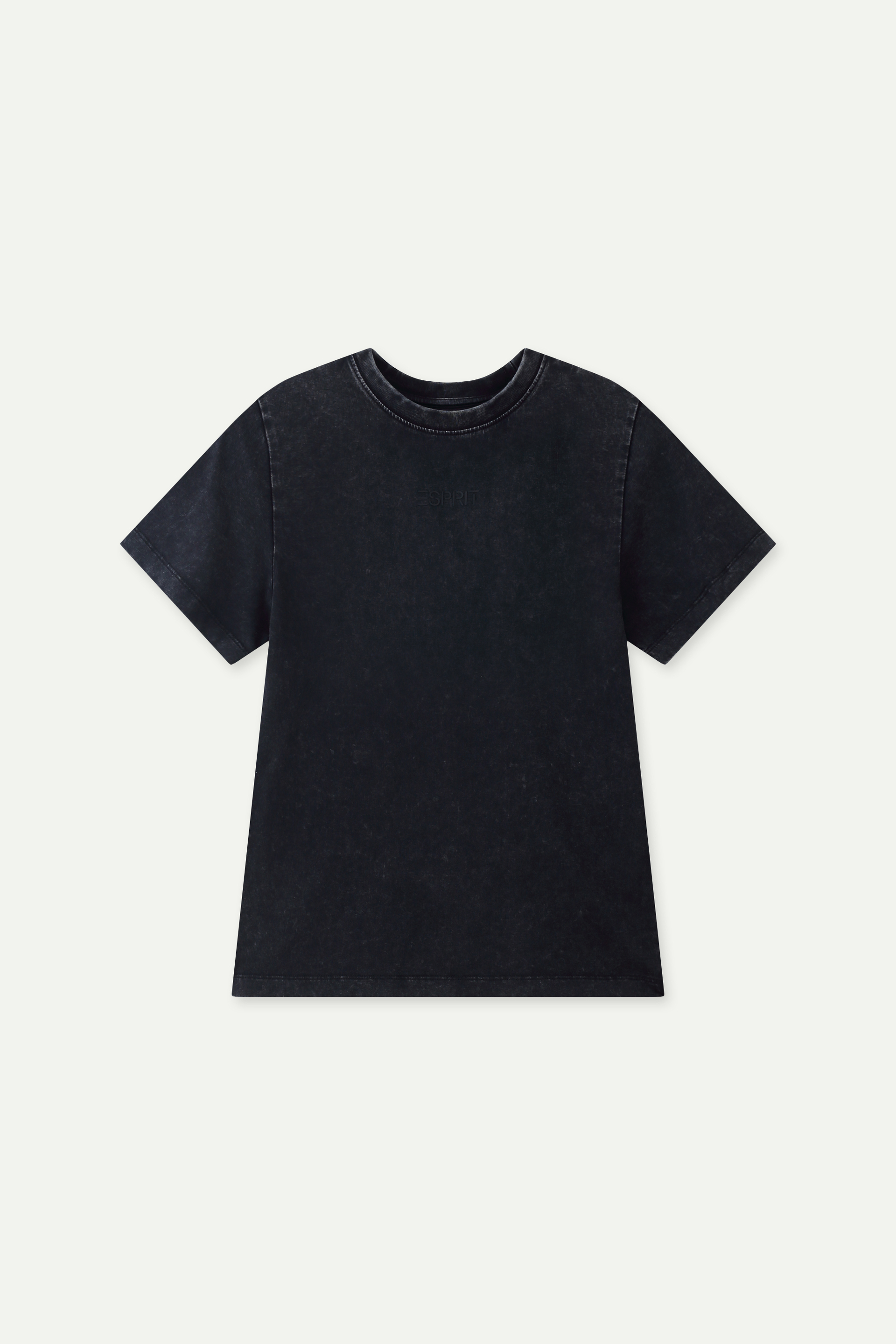 酸洗做舊小 Logo T 恤