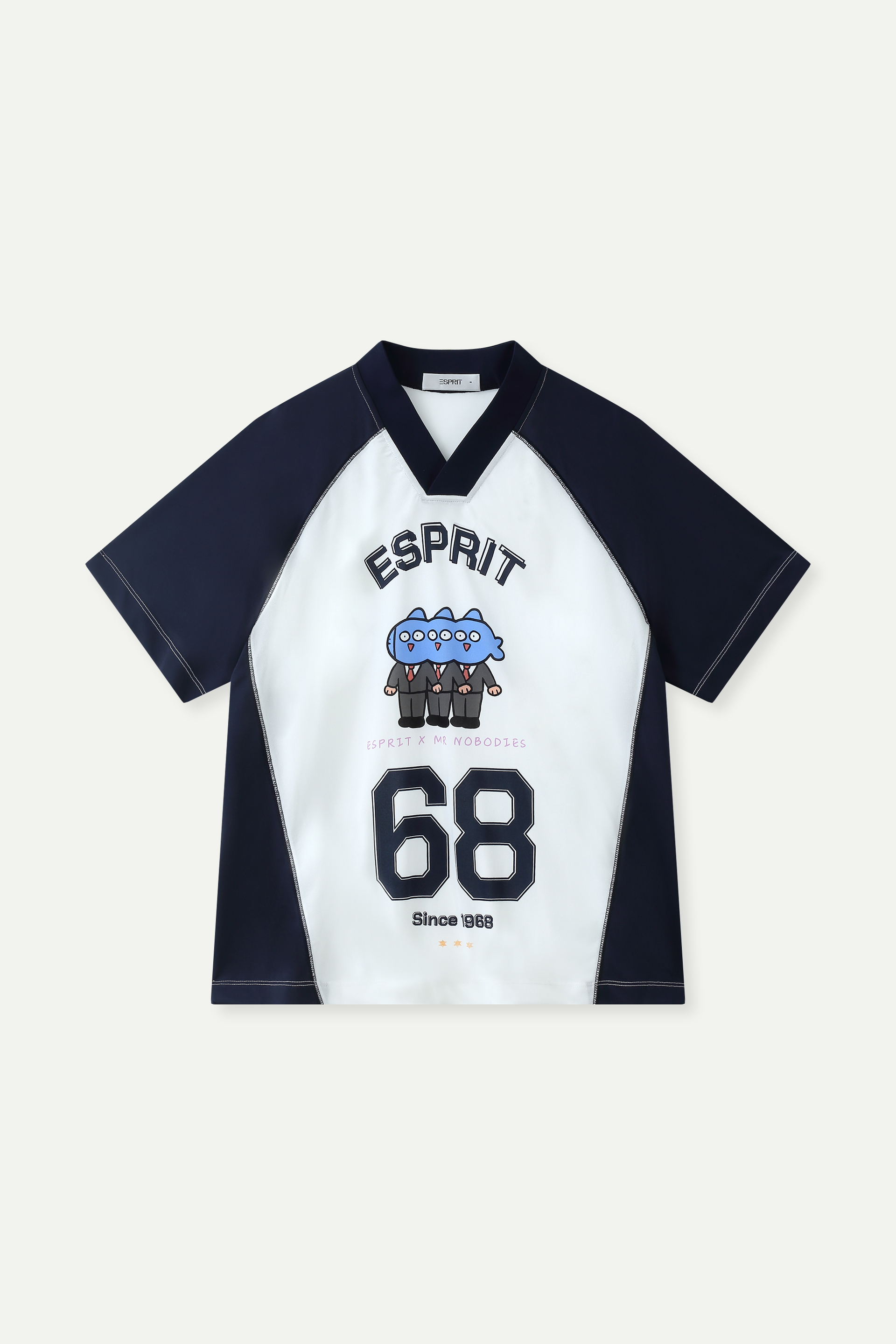 Esprit x Mr. Nobodies 68 Raglan Sleeve Jersey Tee