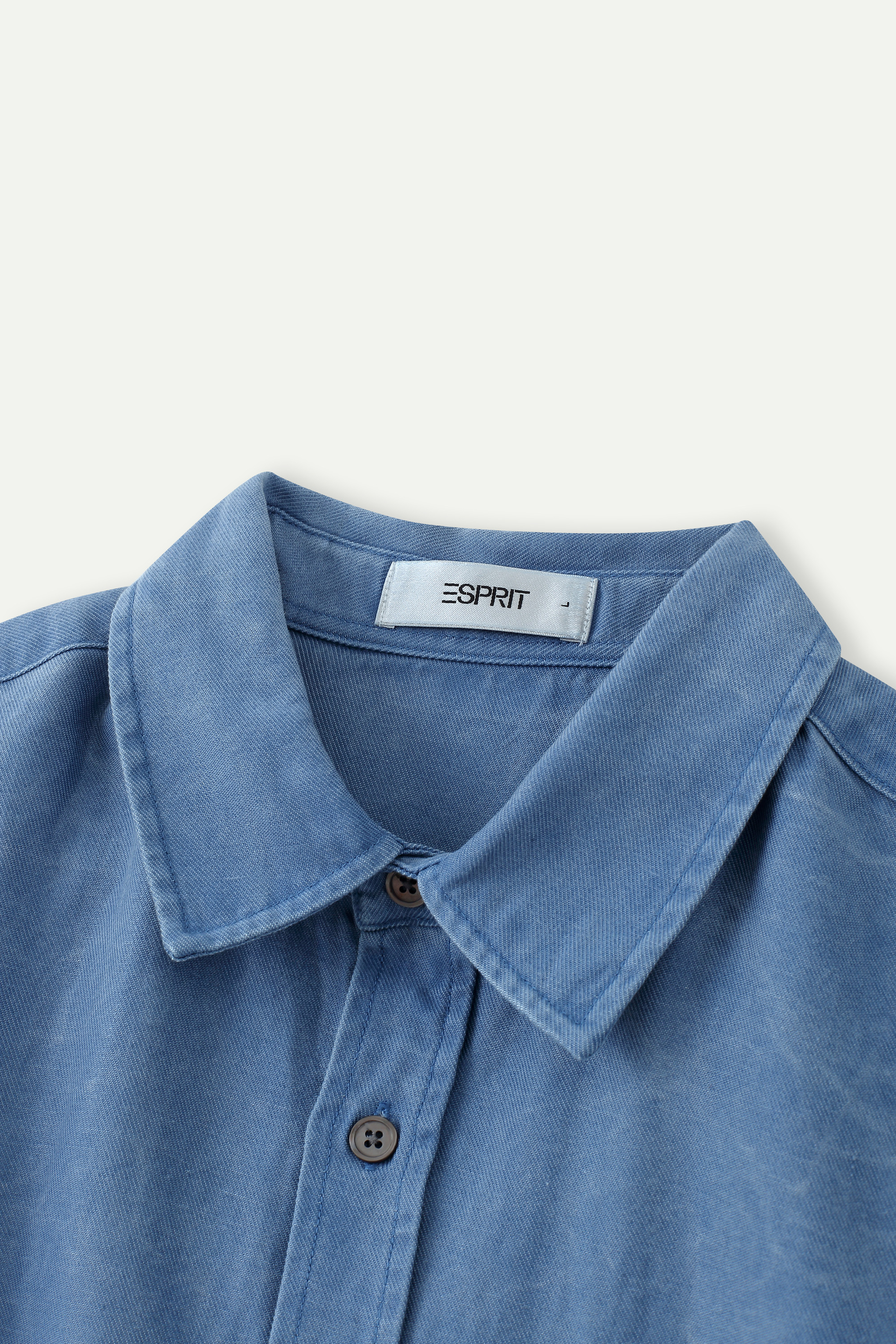 Oversized Washed Denim Shirt