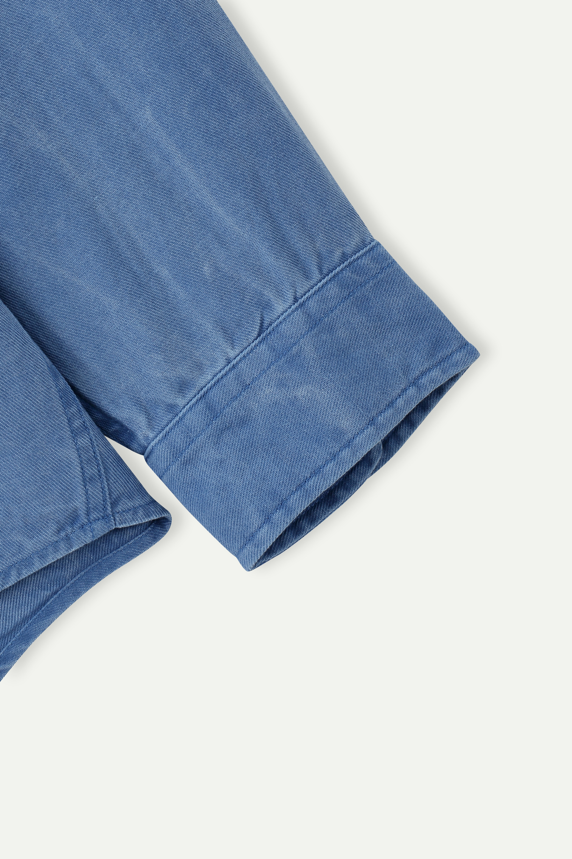 Oversized Washed Denim Shirt