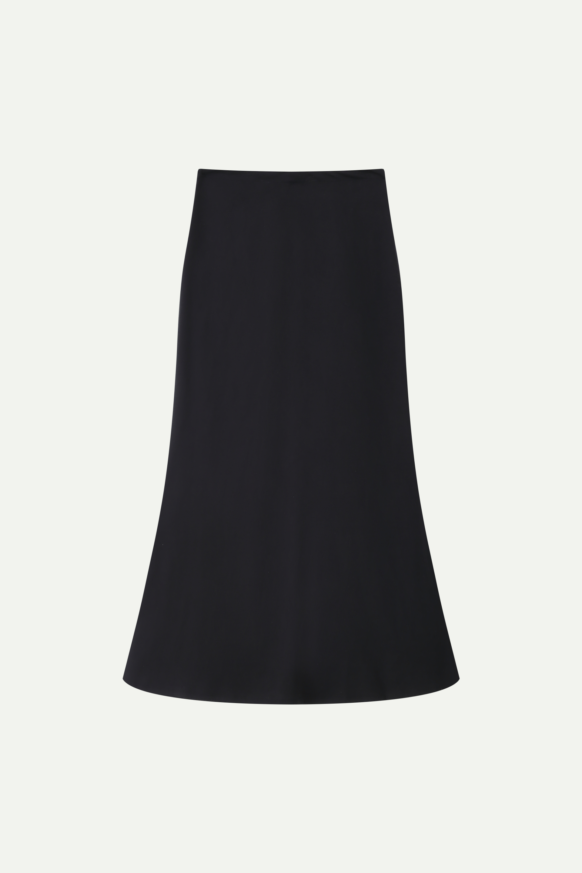 High-Waist Cotton Blend Mermaid Skirt