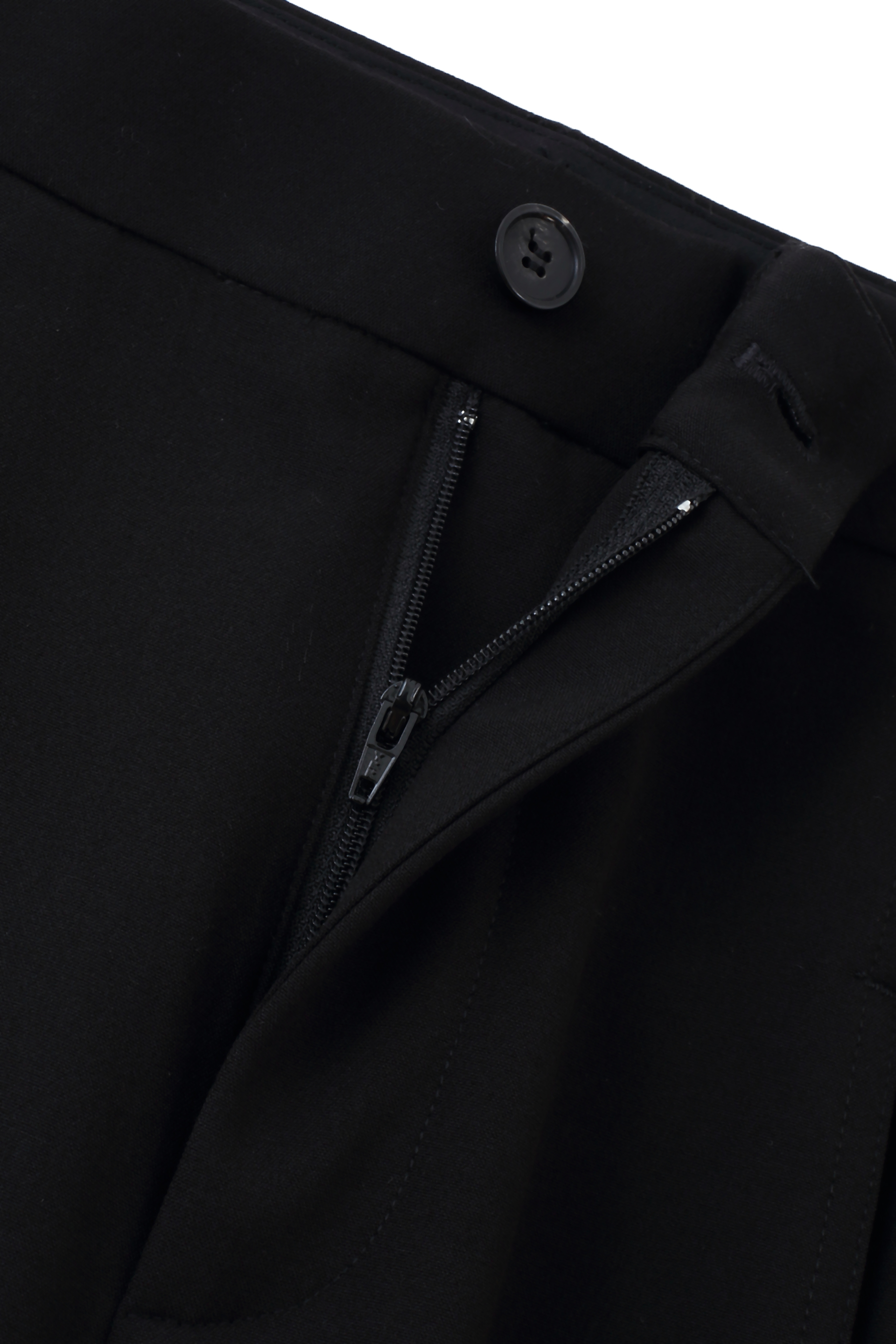 High-Waist Pleated Wide-Leg Trousers