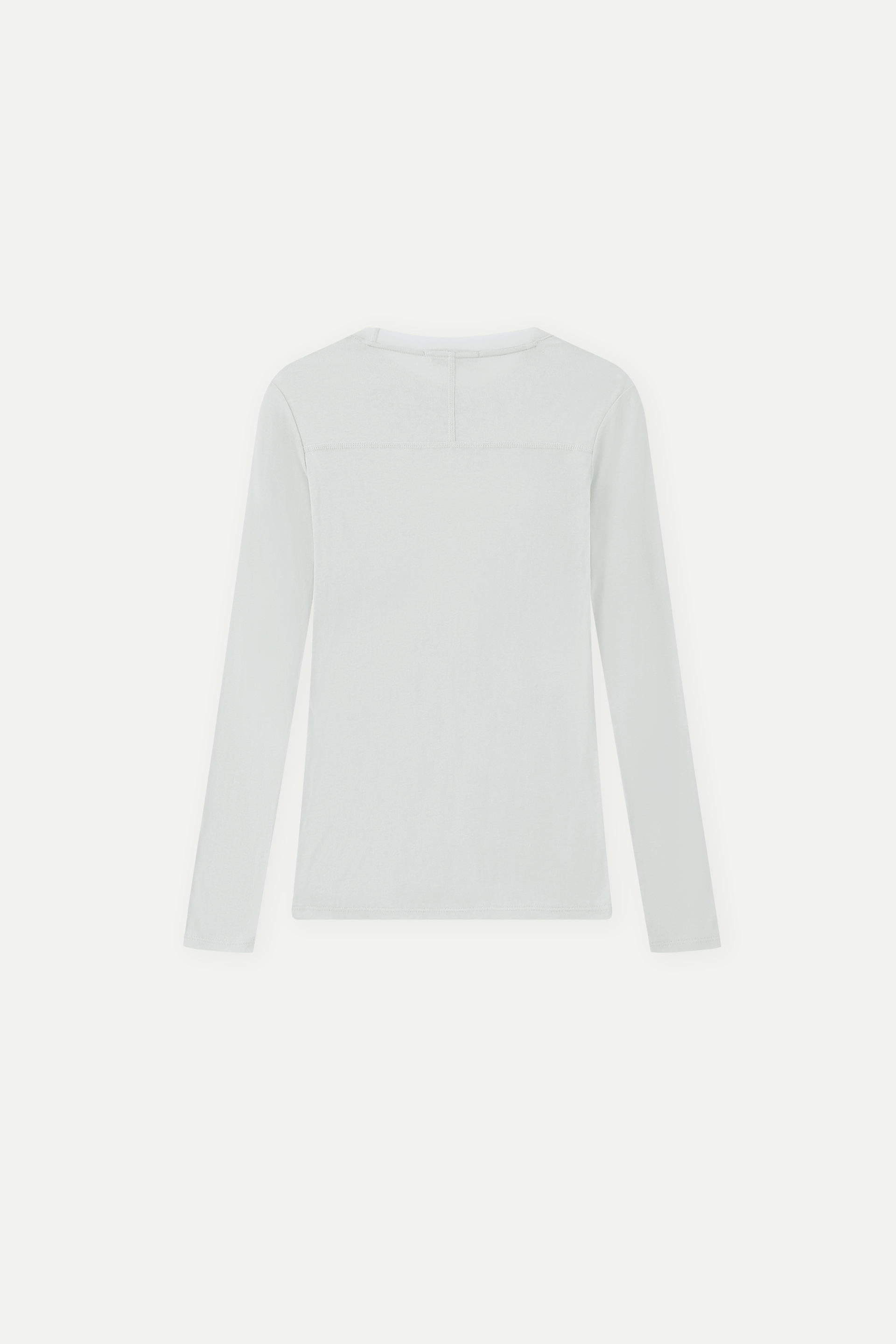 Slim Fit Crew Neck Long Sleeve Top