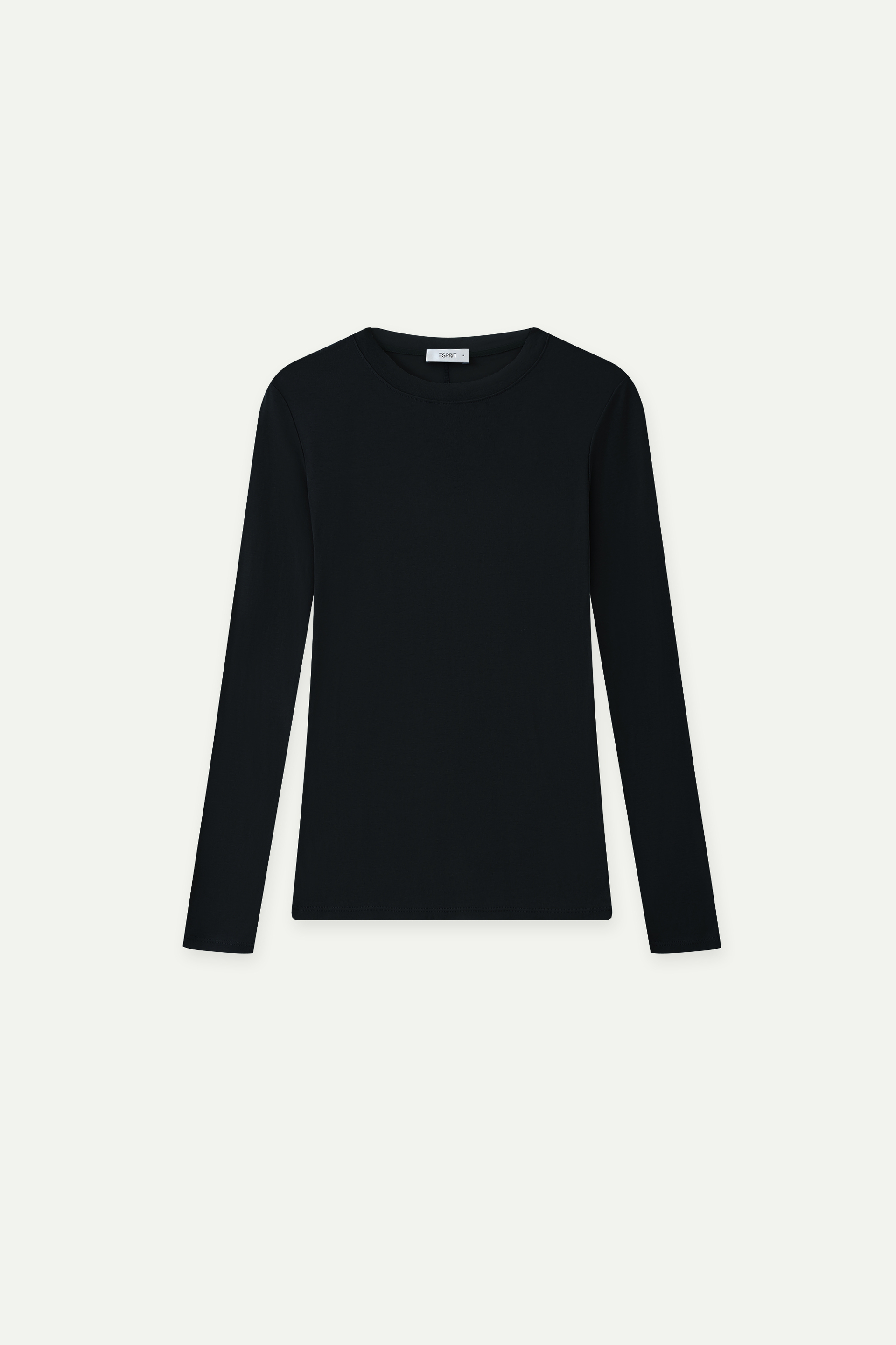 Slim Fit Crew Neck Long Sleeve Top