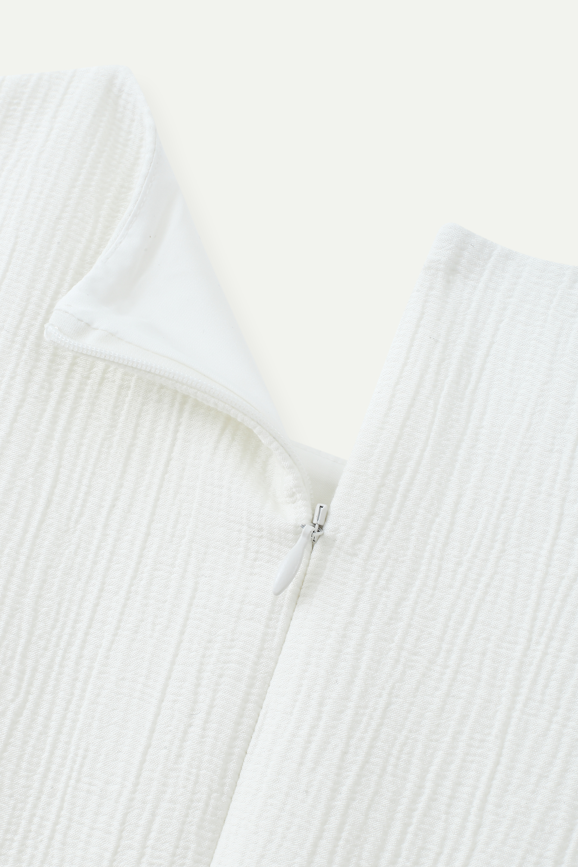 Textured Sleeveless Fit-and-Flare Mini Dress