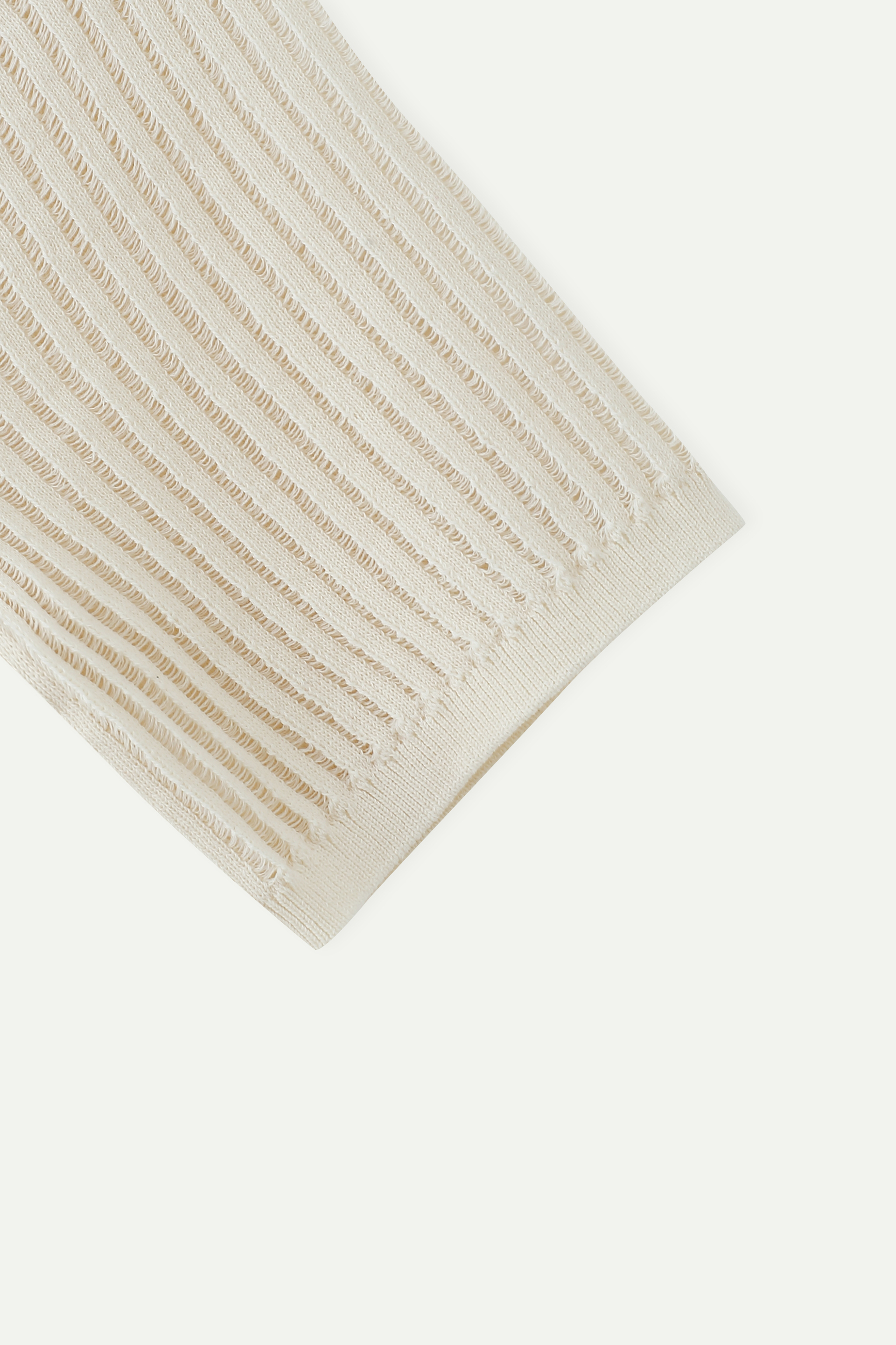 Ribbed Knit Polo Top