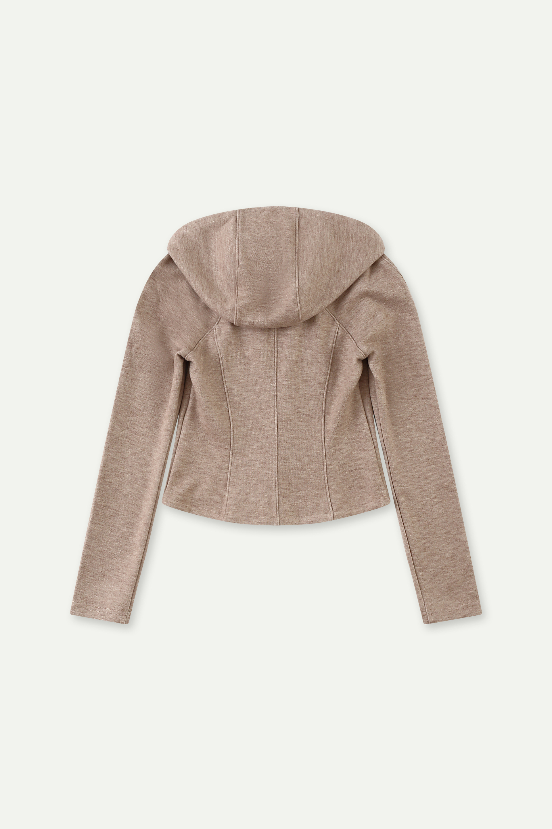 短版拉鍊連帽外套