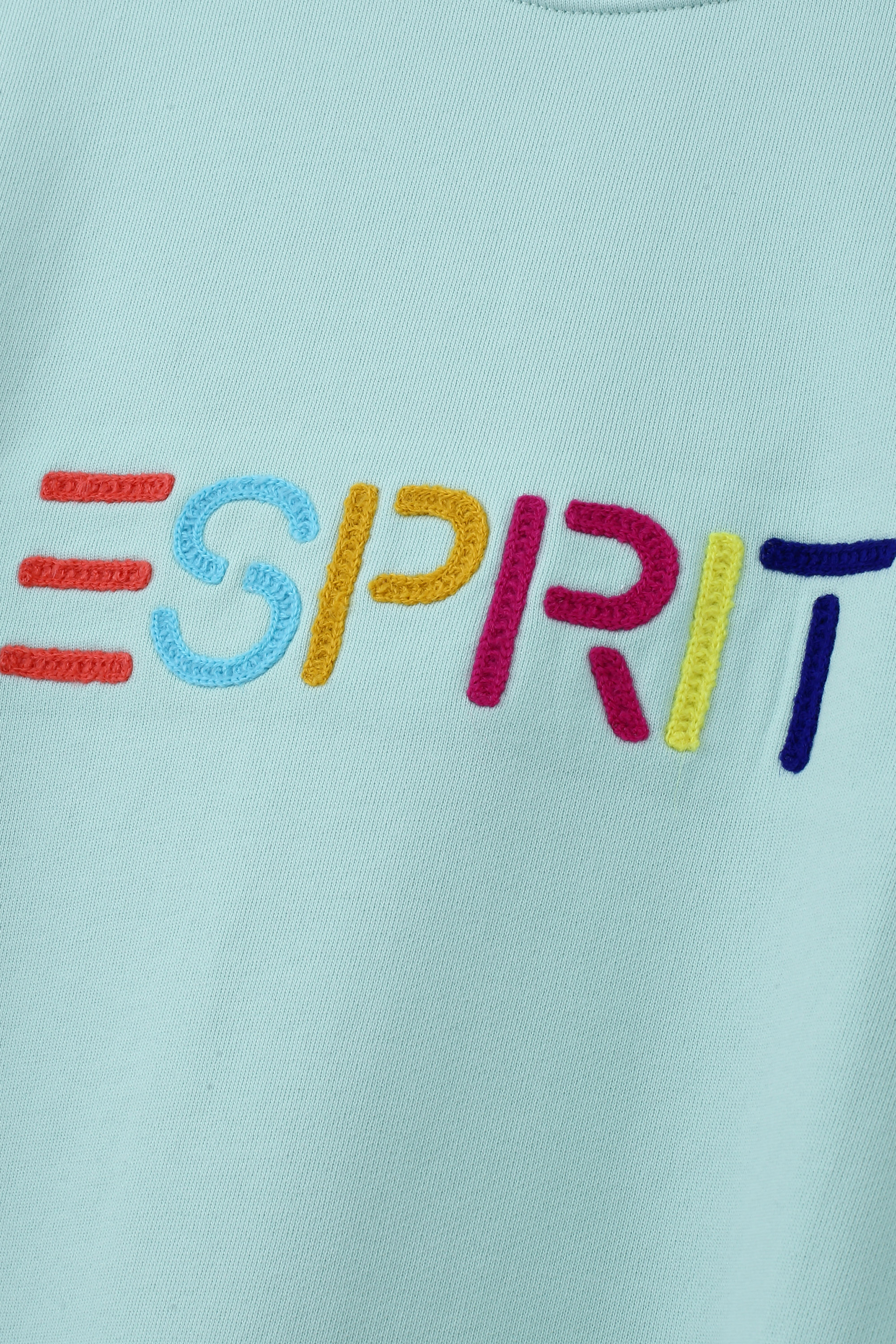 彩色刺繡 Logo 圓領衛衣