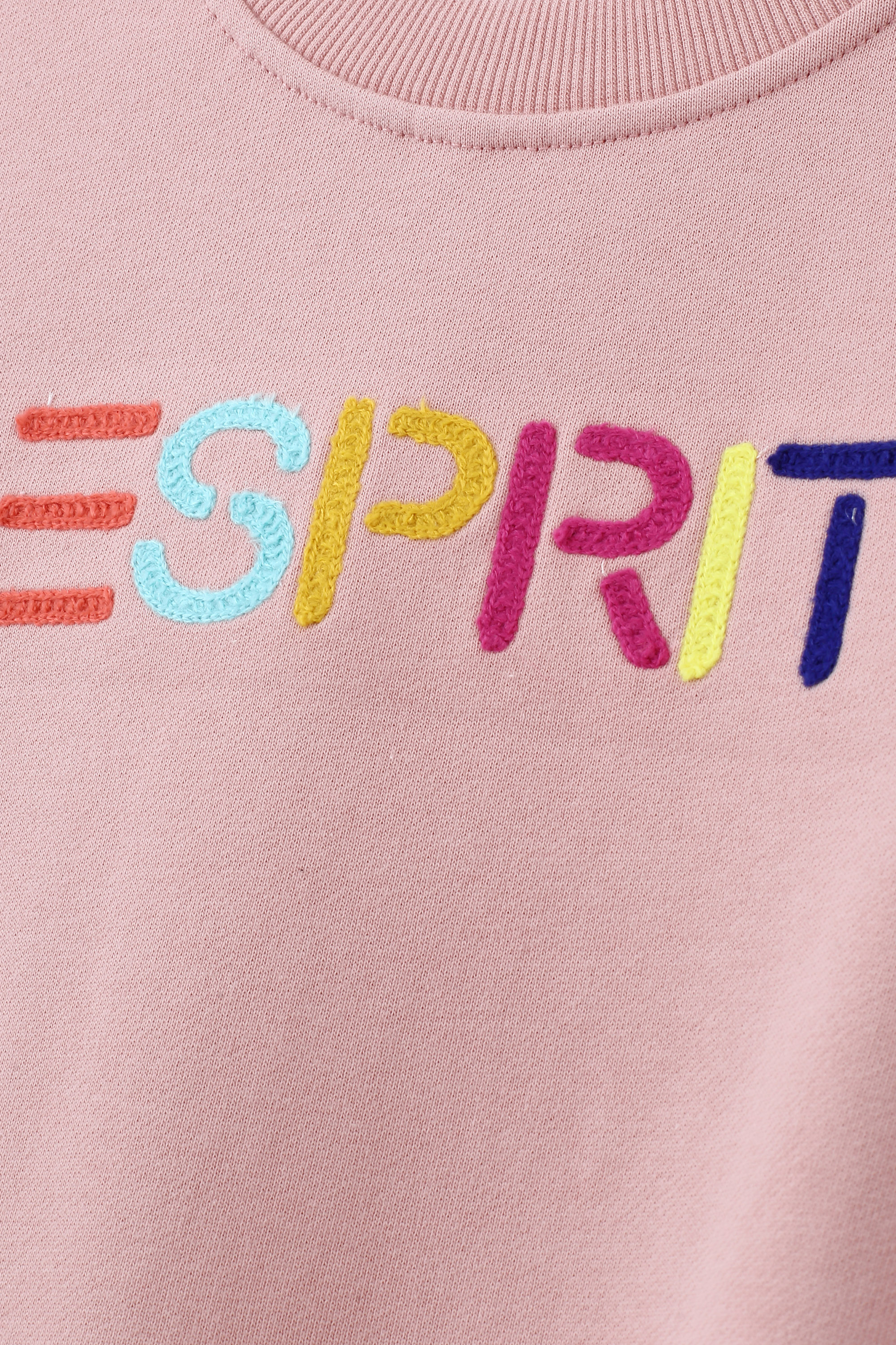 彩色刺繡 Logo 圓領衛衣