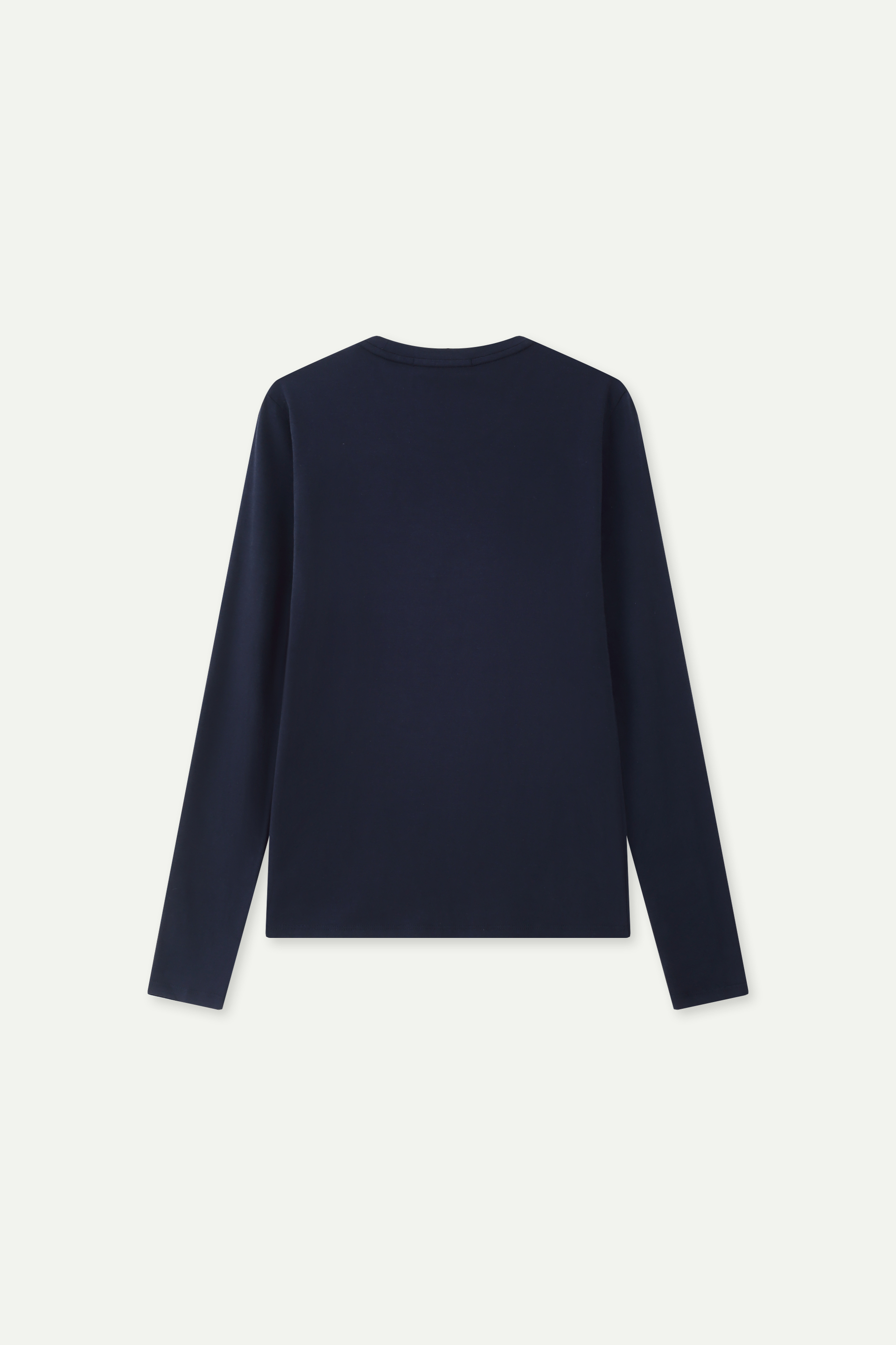 Long-Sleeve Crew Neck T-Shirt