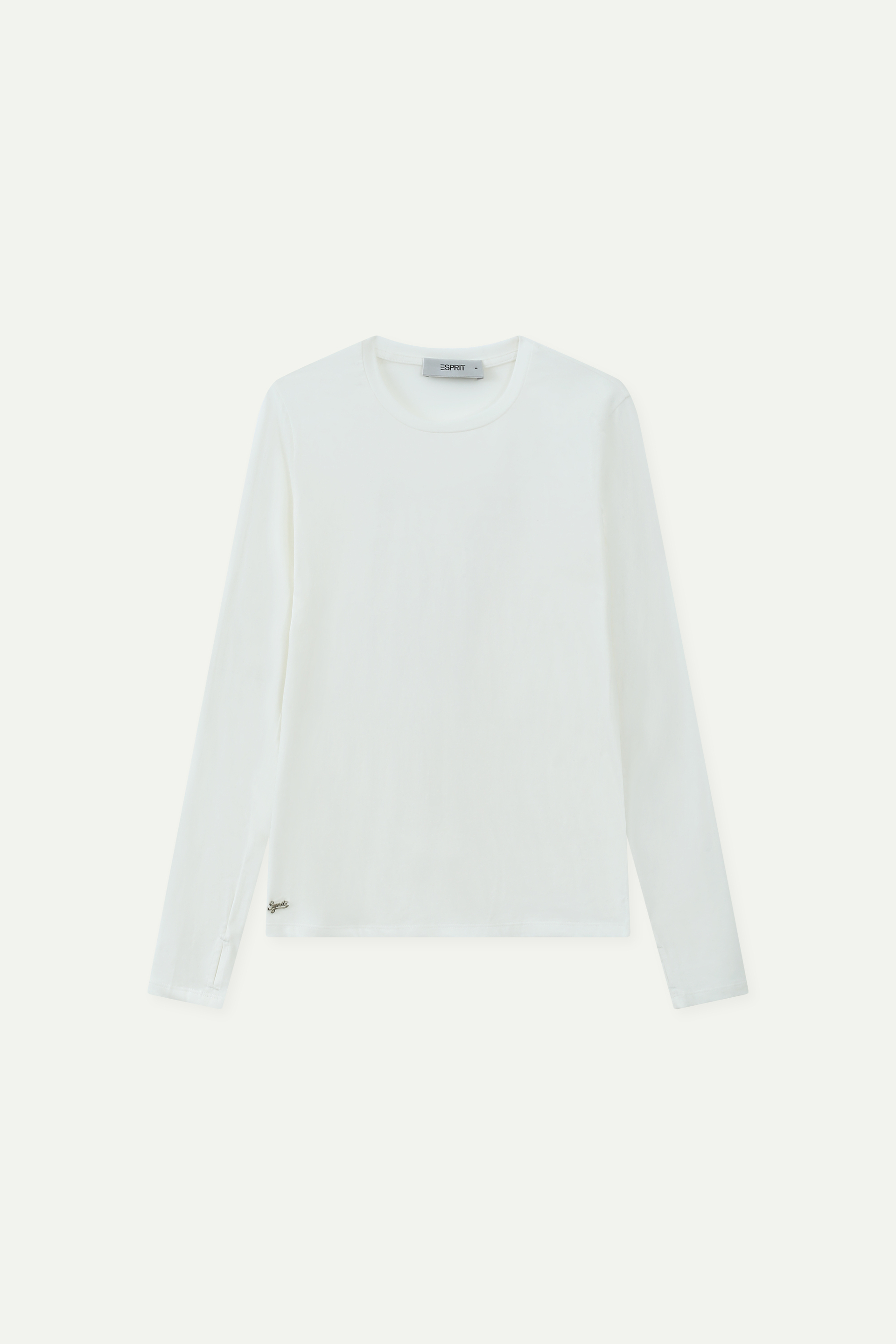 Long-Sleeve Crew Neck T-Shirt