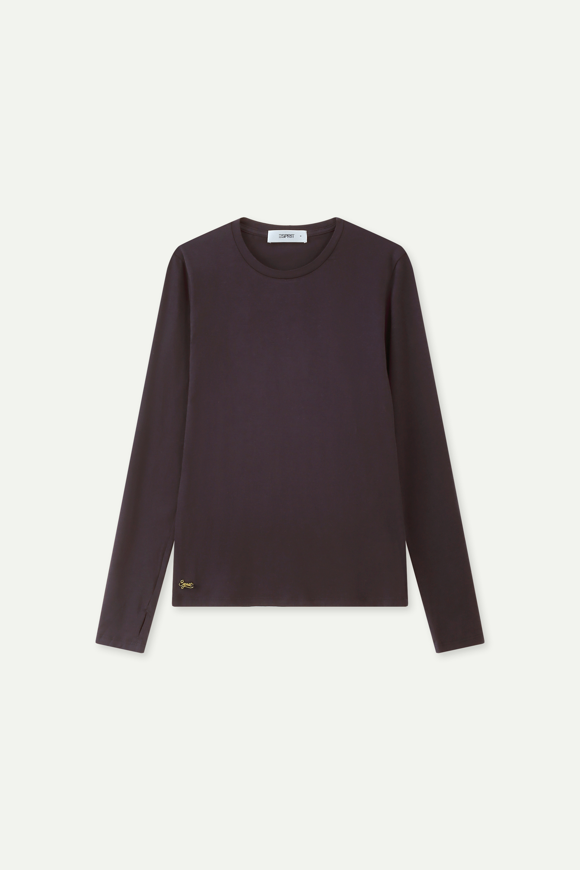Long-Sleeve Crew Neck T-Shirt