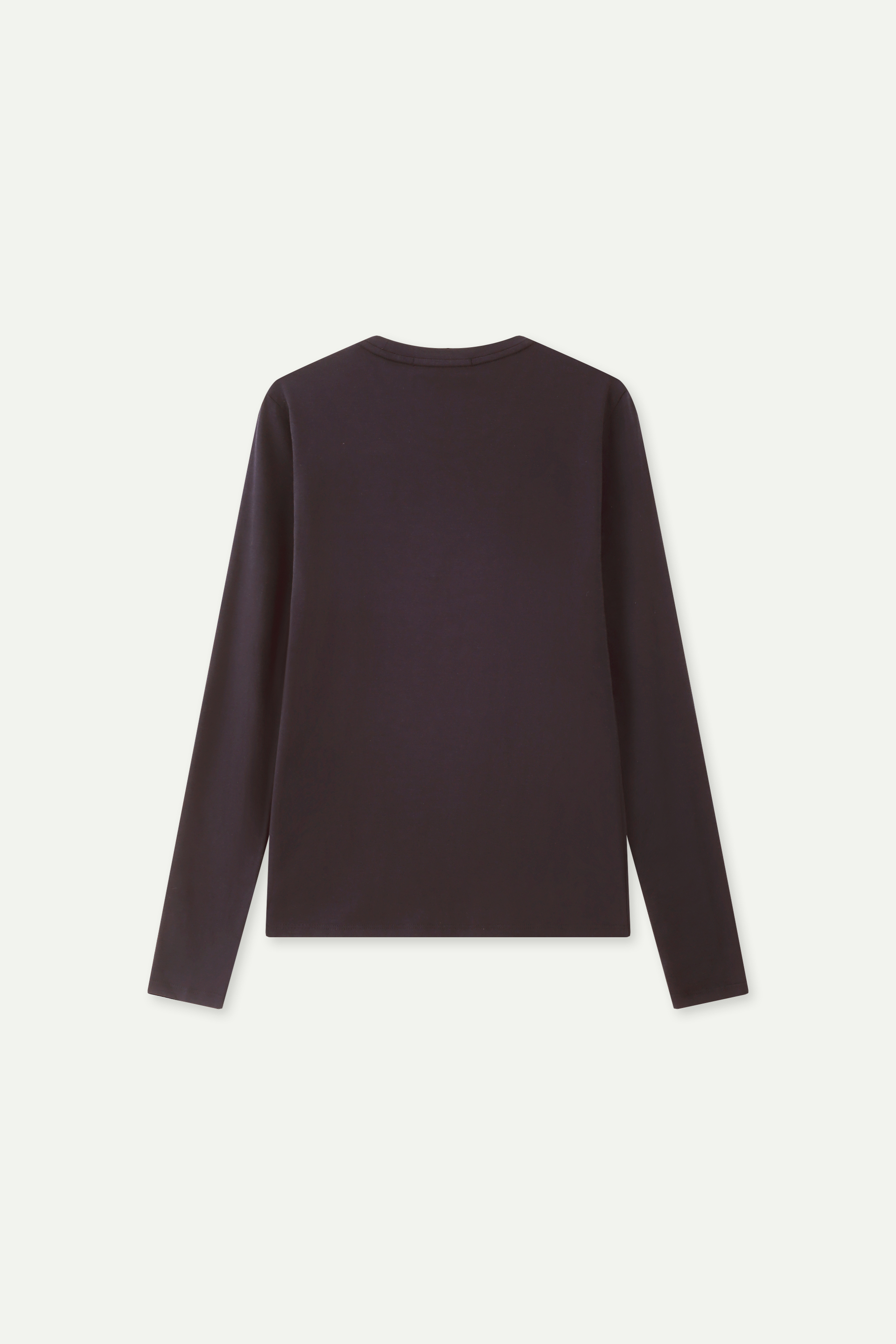 Long-Sleeve Crew Neck T-Shirt