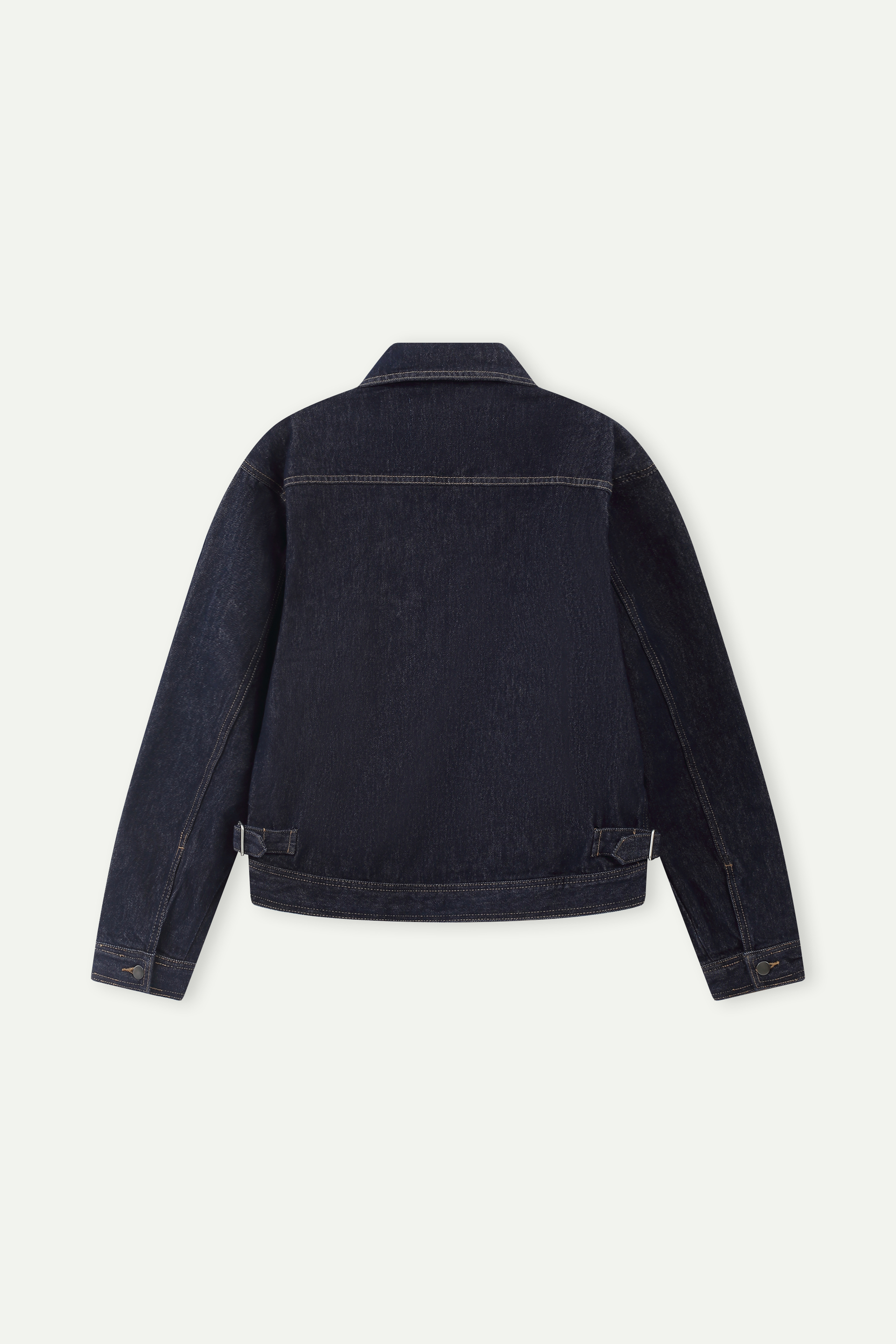 Relaxed Fit Cropped Denim Jacket