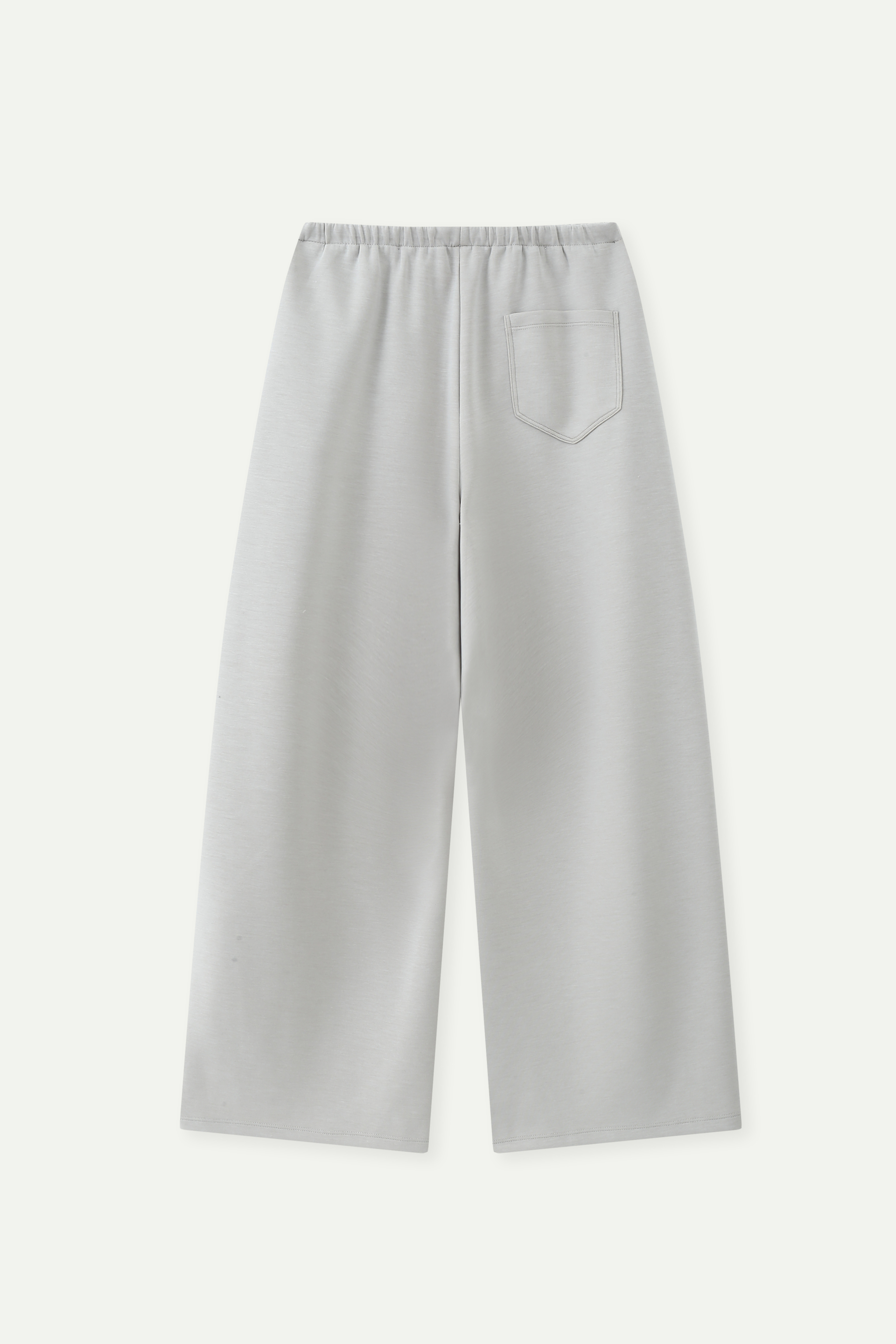 Elastic Waist Wide-Leg Pants