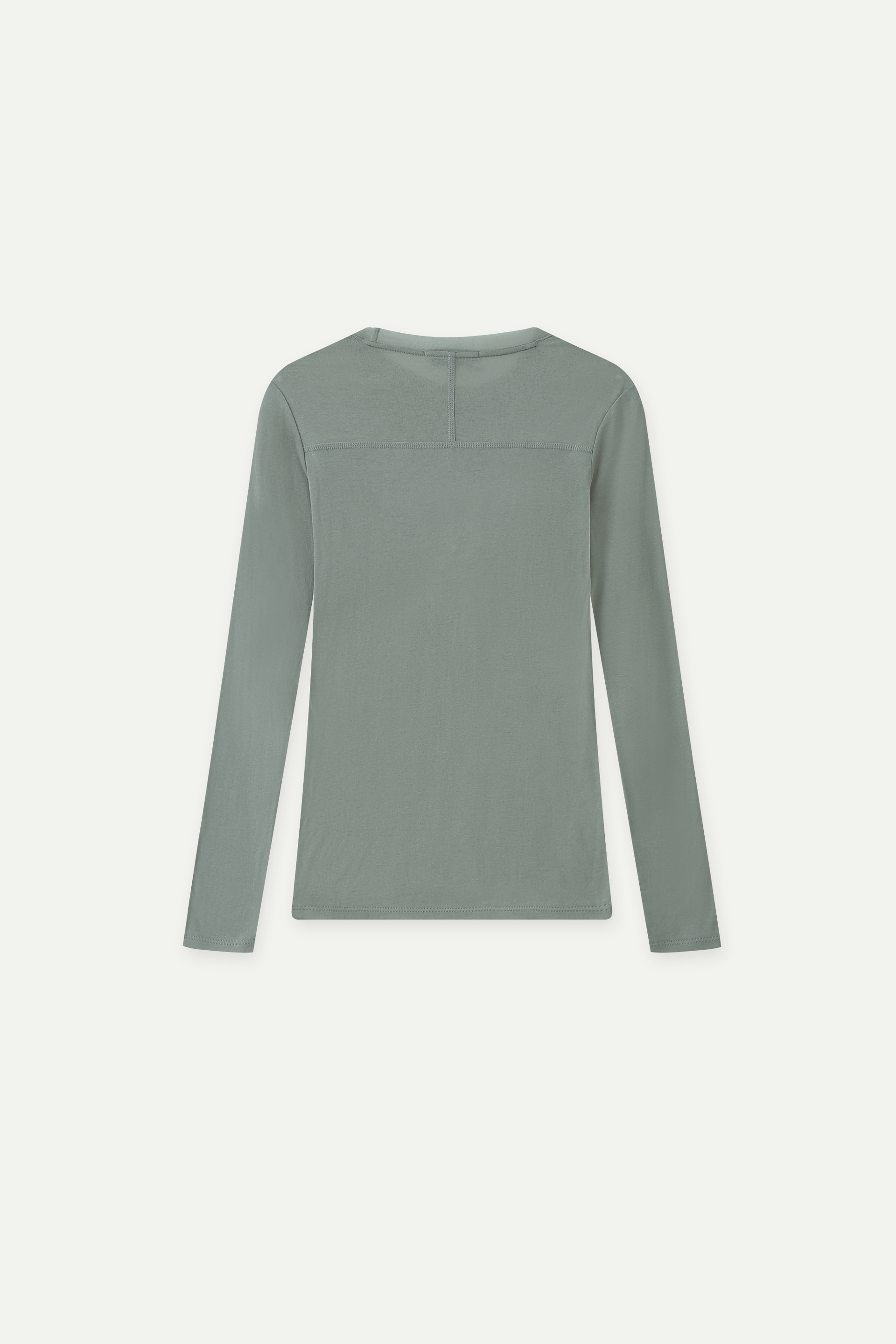 Slim Fit Crew Neck Long Sleeve Top