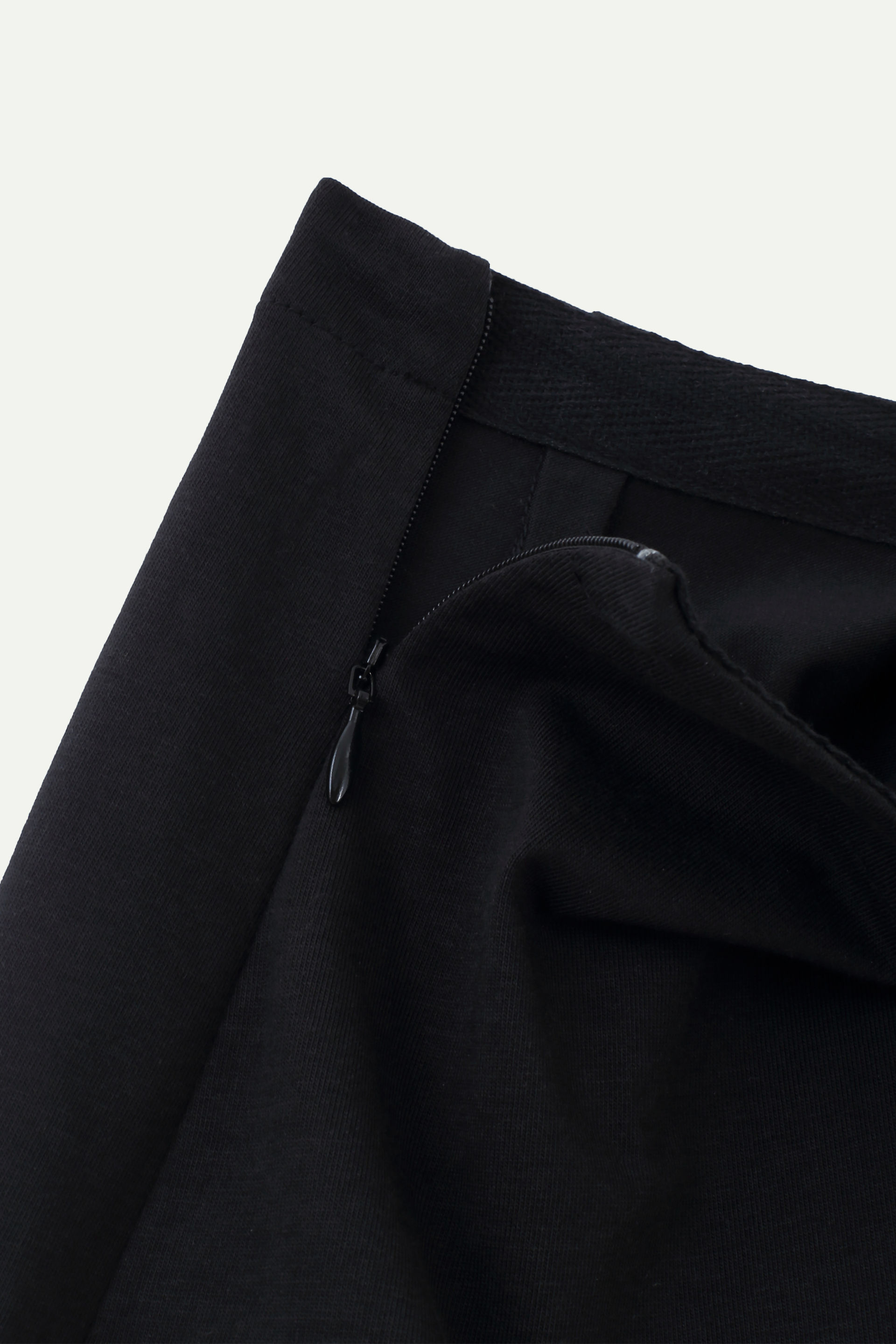 High-Waist Cotton Blend Mermaid Skirt