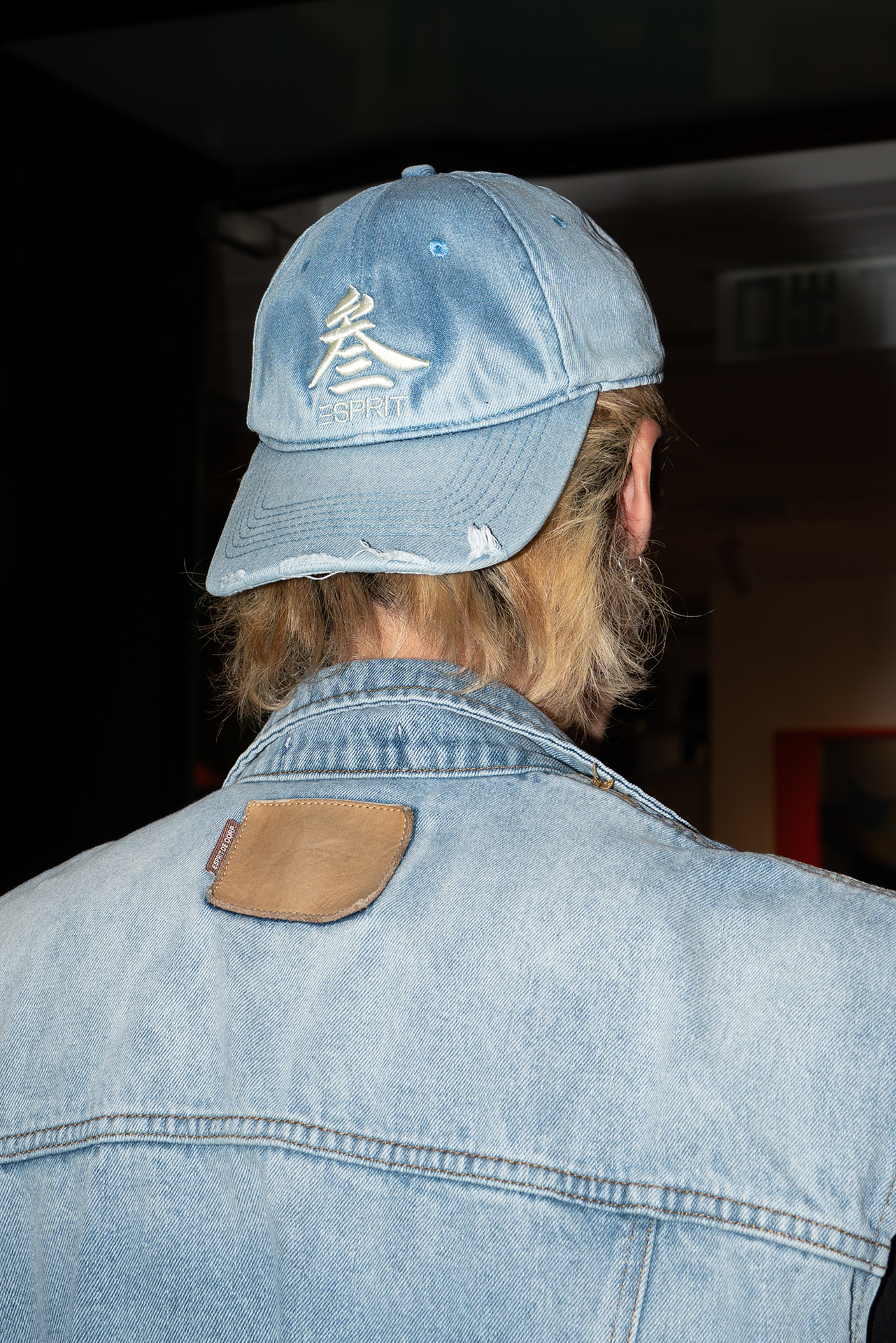 ESPRIT "SAN" Washed Distressed Baseball Cap