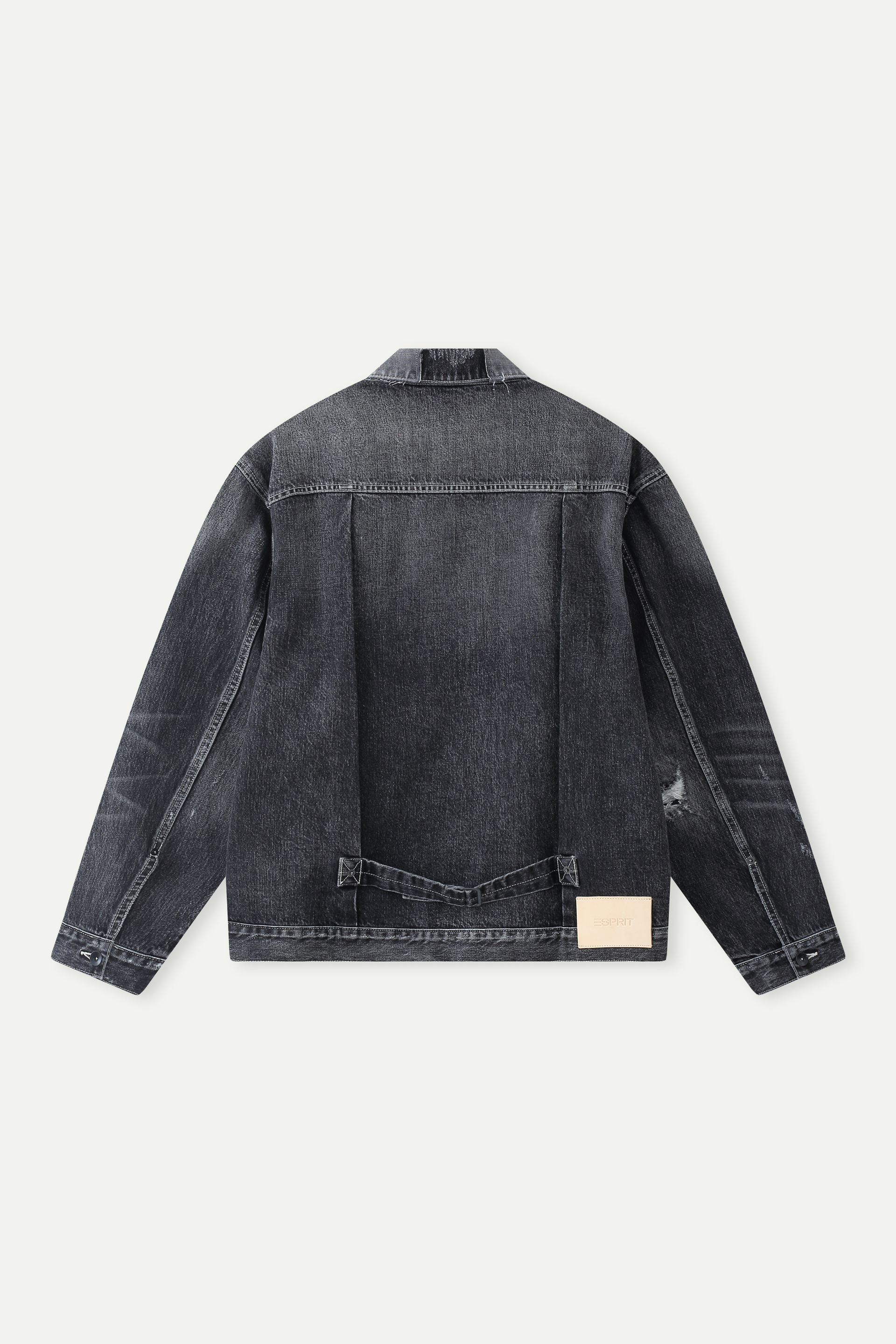 Distressed Oversized Denim Jacket