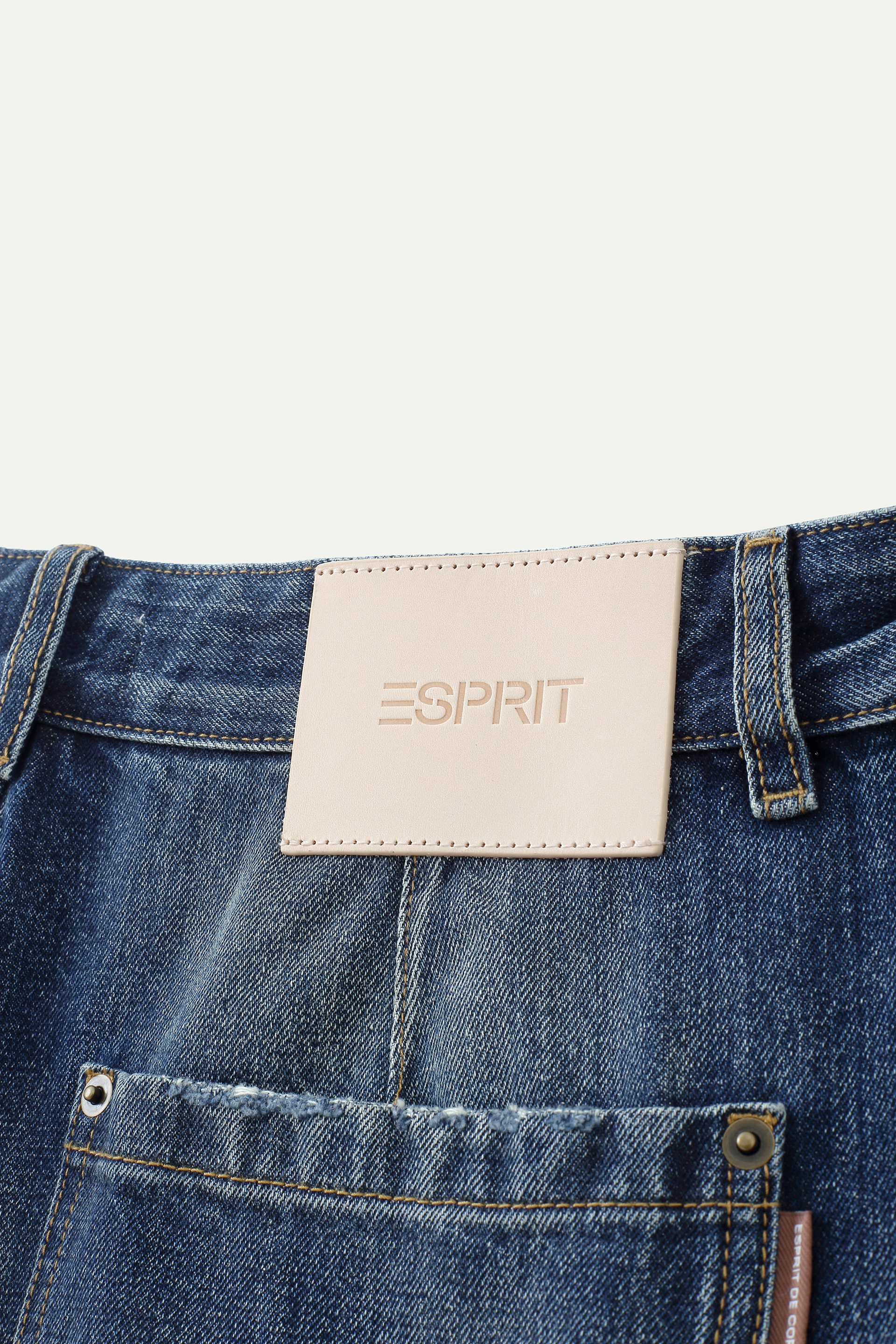 Distressed Carpenter Cropped Denim Pants
