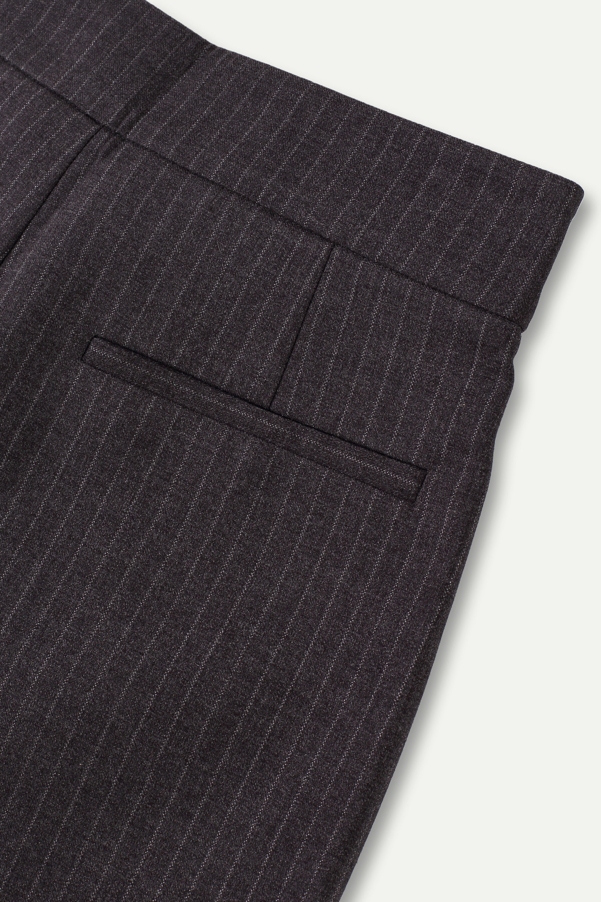 細條紋修身短裙褲