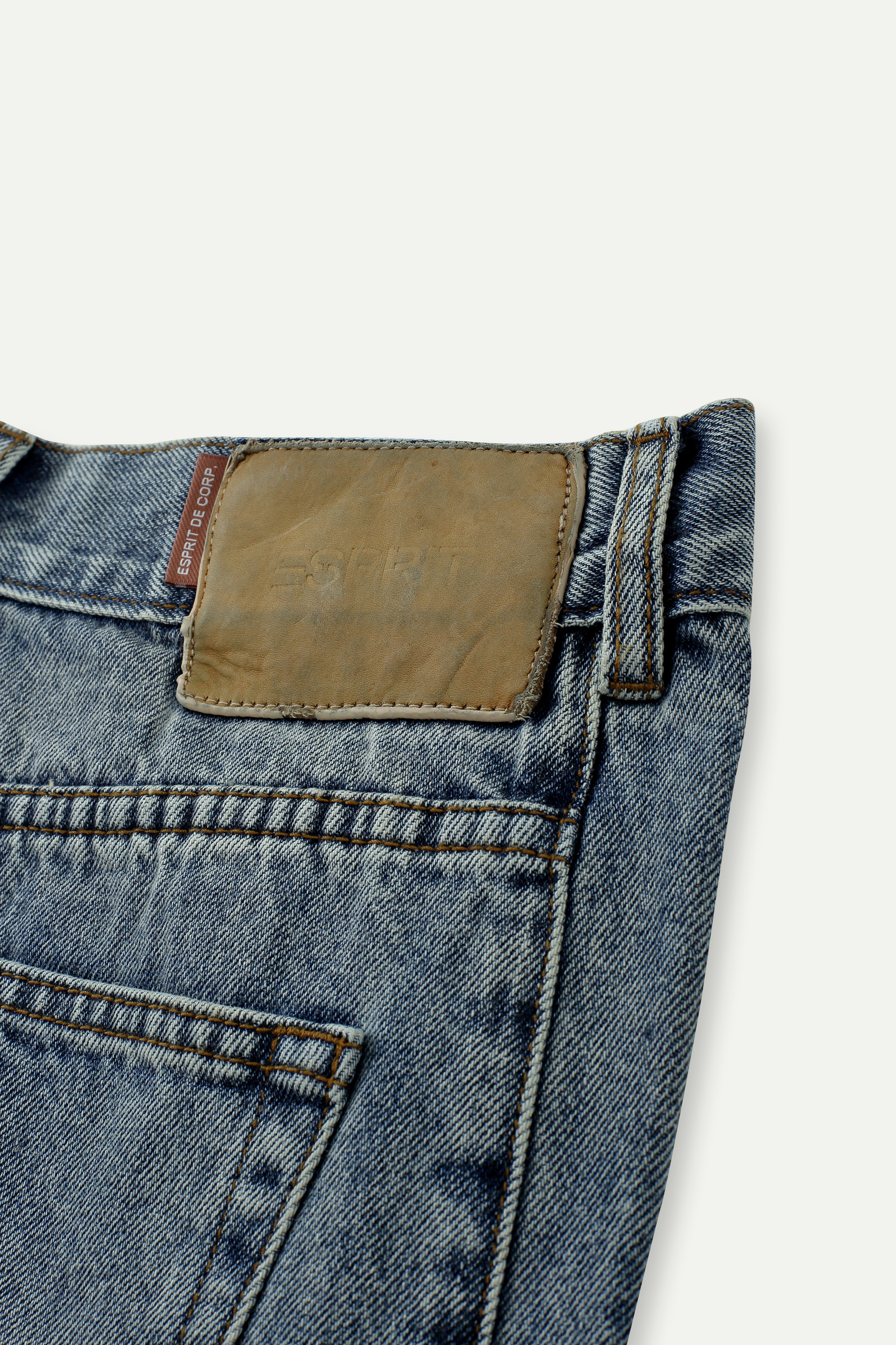 Wide-Leg Denim Jeans