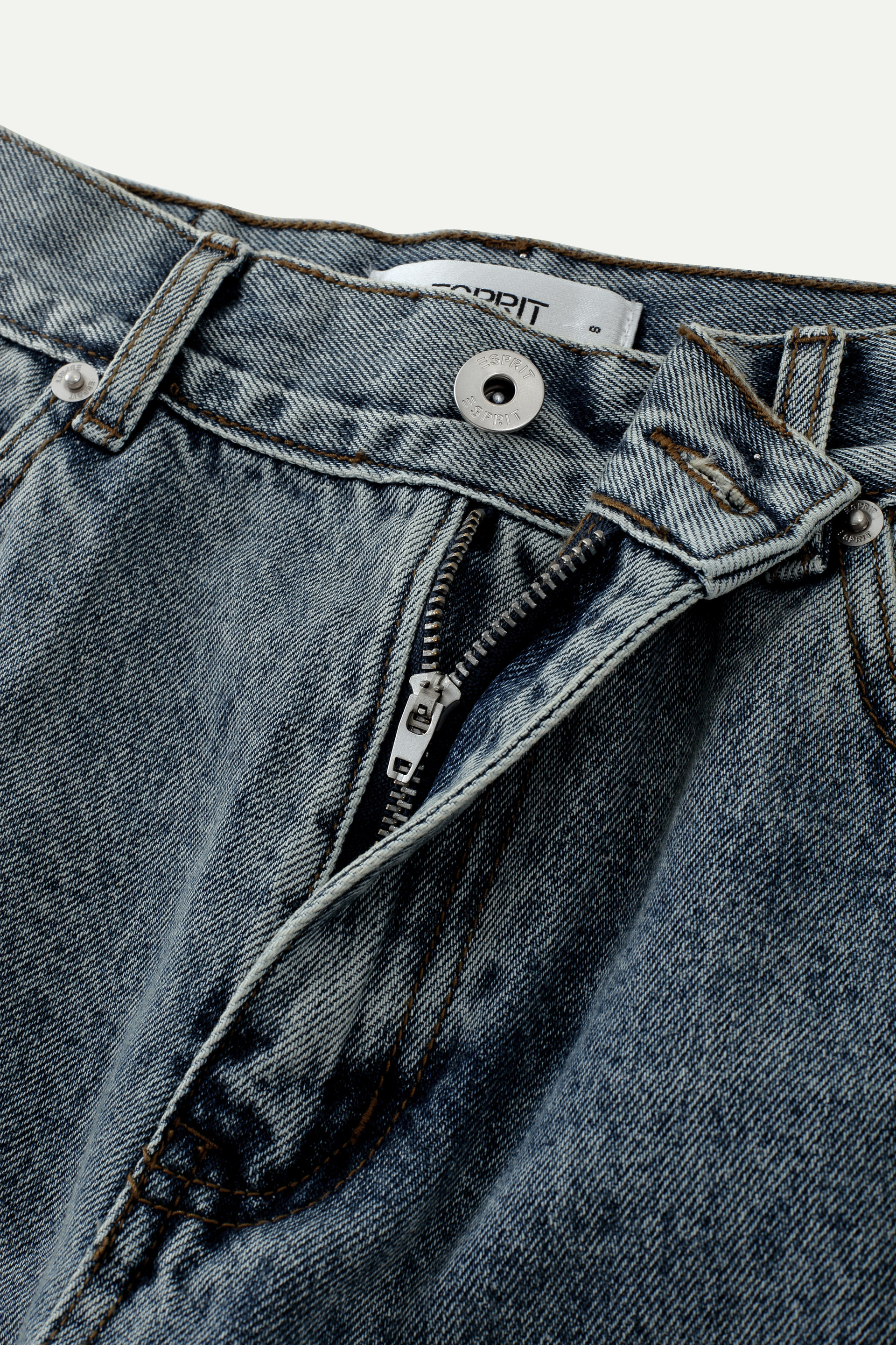 Wide-Leg Denim Jeans
