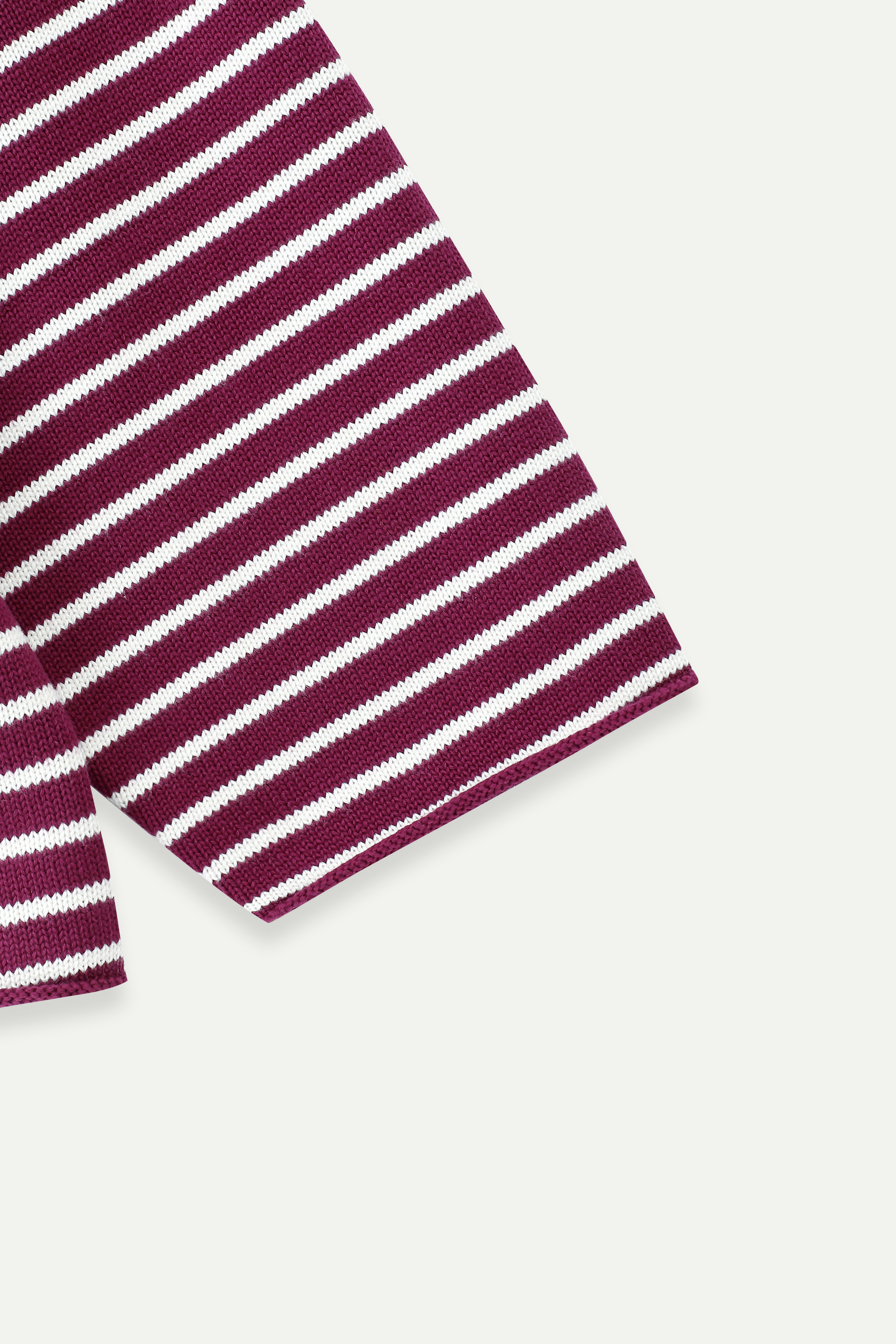 Striped Logo Oversized Boat Neck Sweatshirt