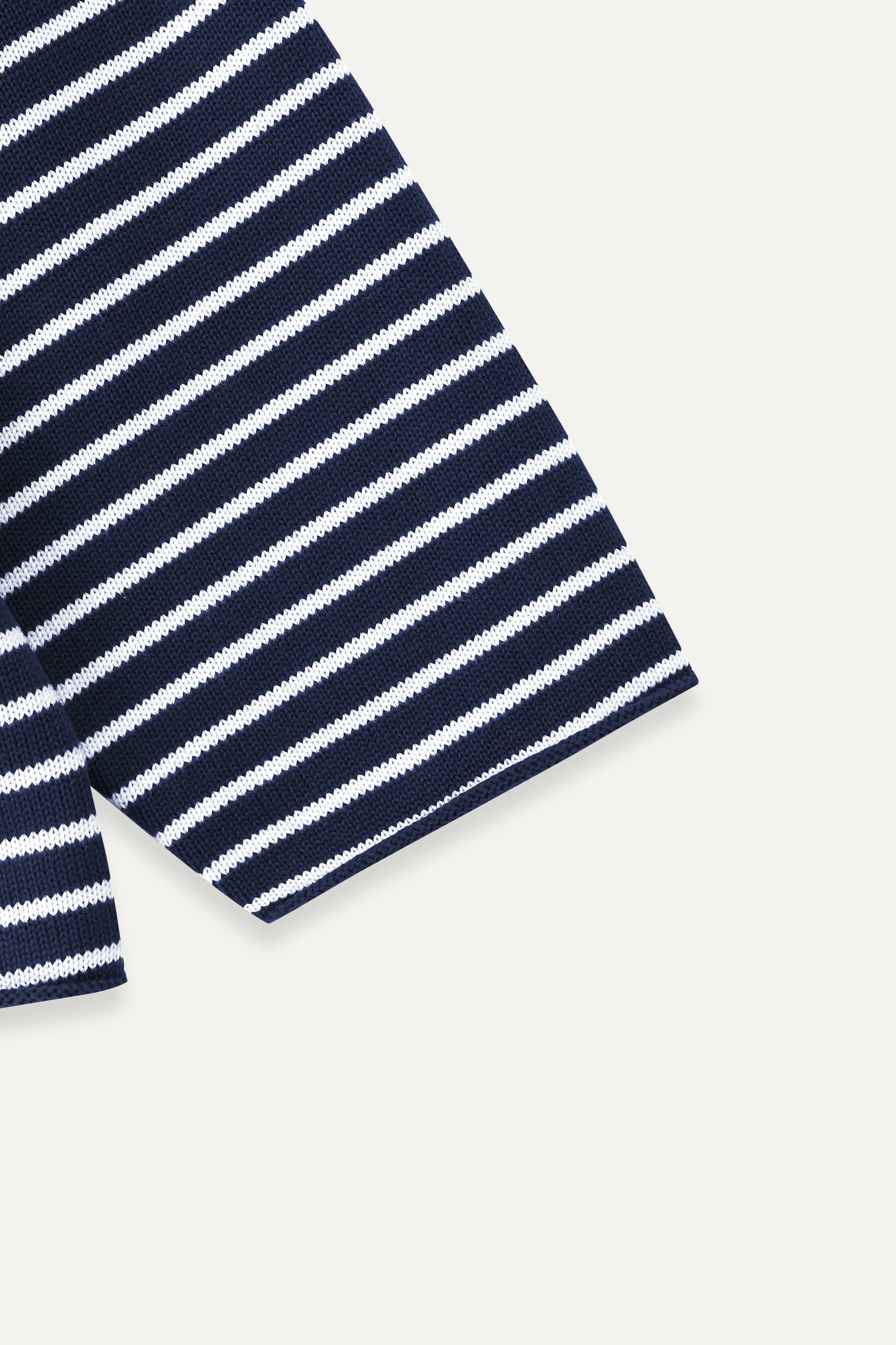 Striped Logo Oversized Boat Neck Sweatshirt